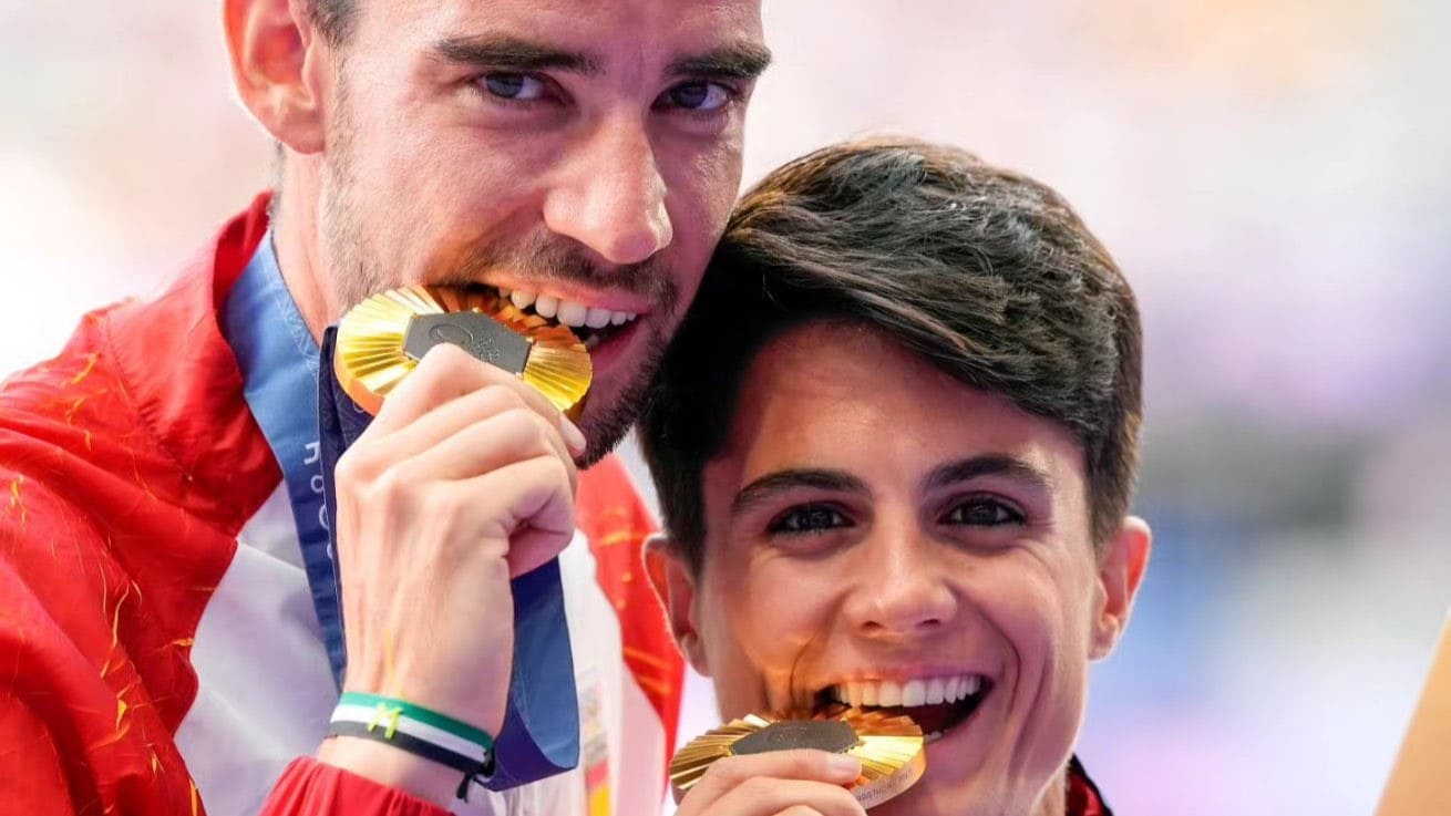 Álvaro Martín, junto a María Pérez