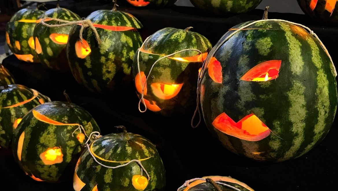 Sandias para Halloween