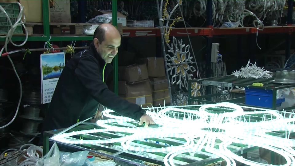 Fábrica de luces navideñas