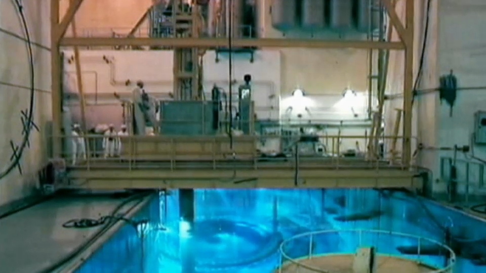 Interior de la central nuclear de Almaraz