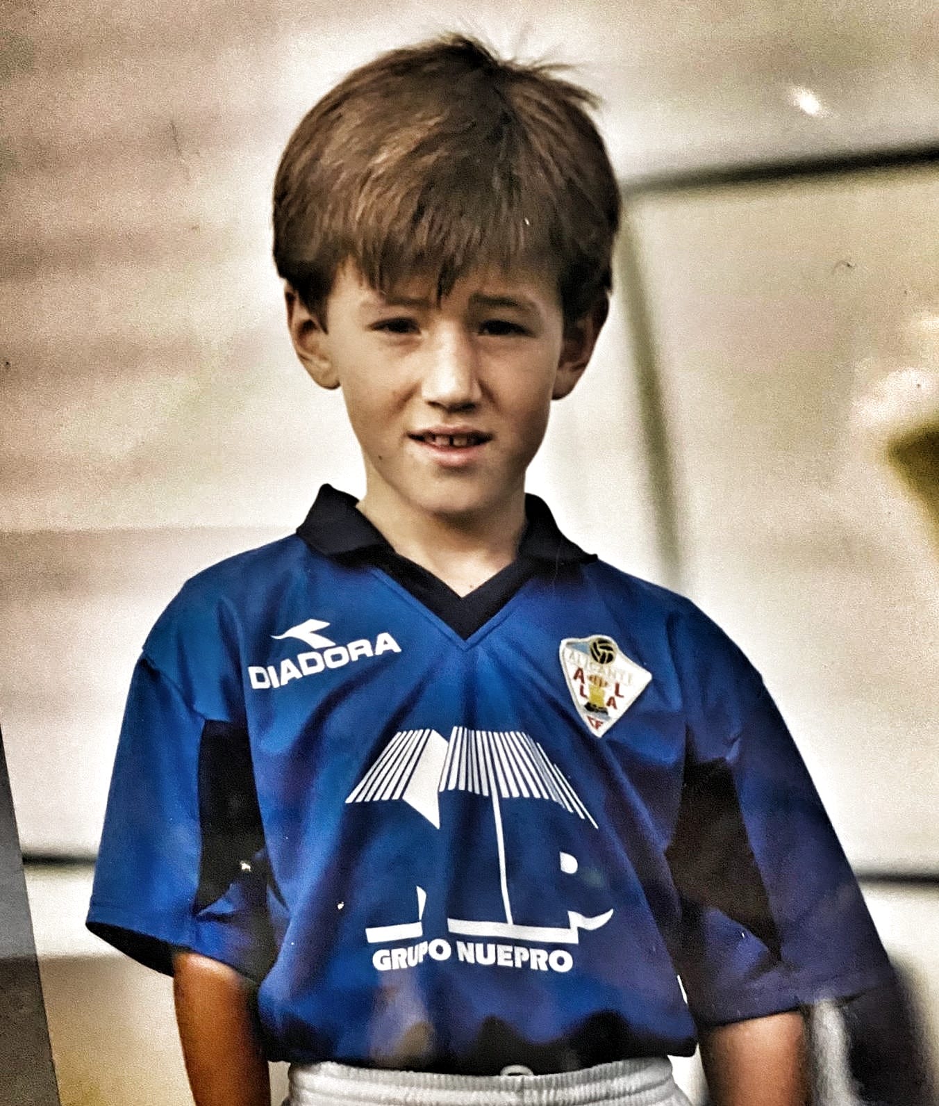 Álvaro Clausí, en sus inicios como futbolista.