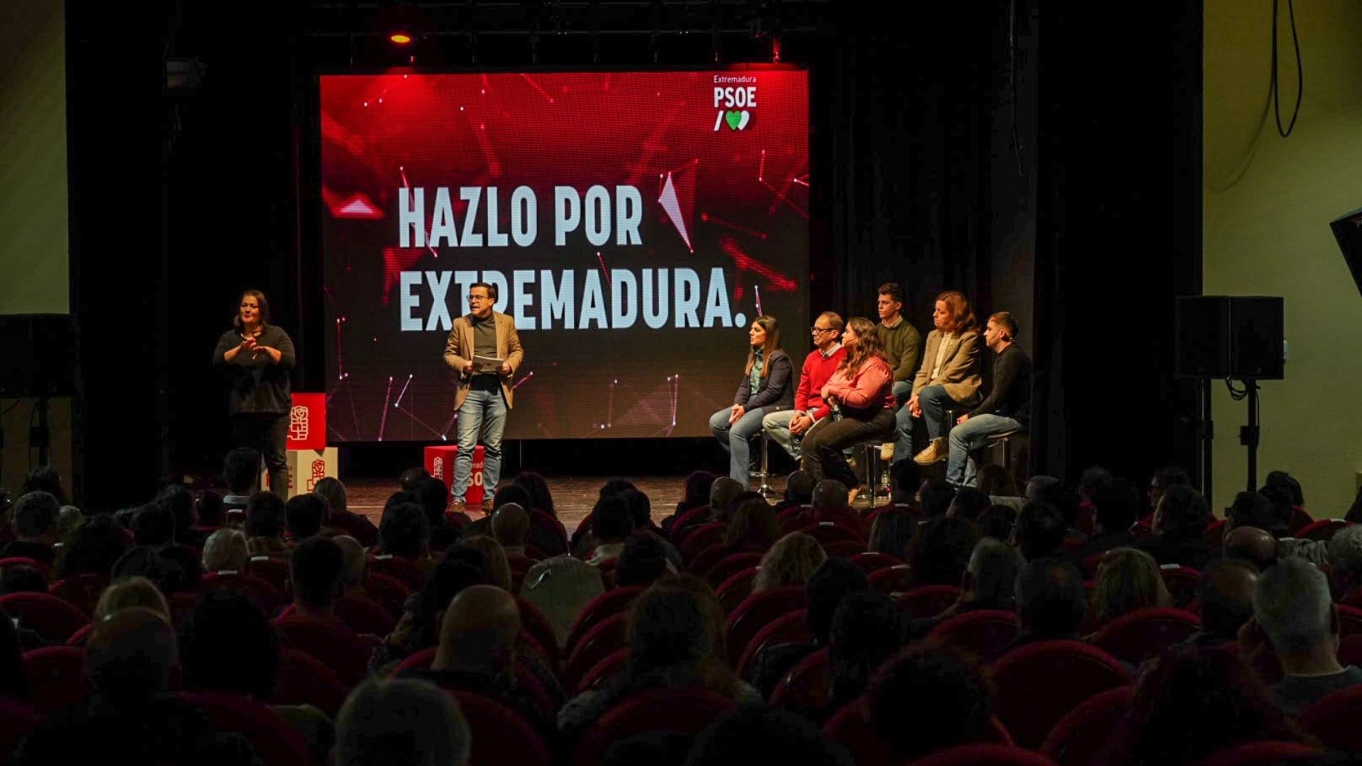 Miguel Ángel Gallardo, durante la presentación del programa para las elecciones del 21 de diciembre.