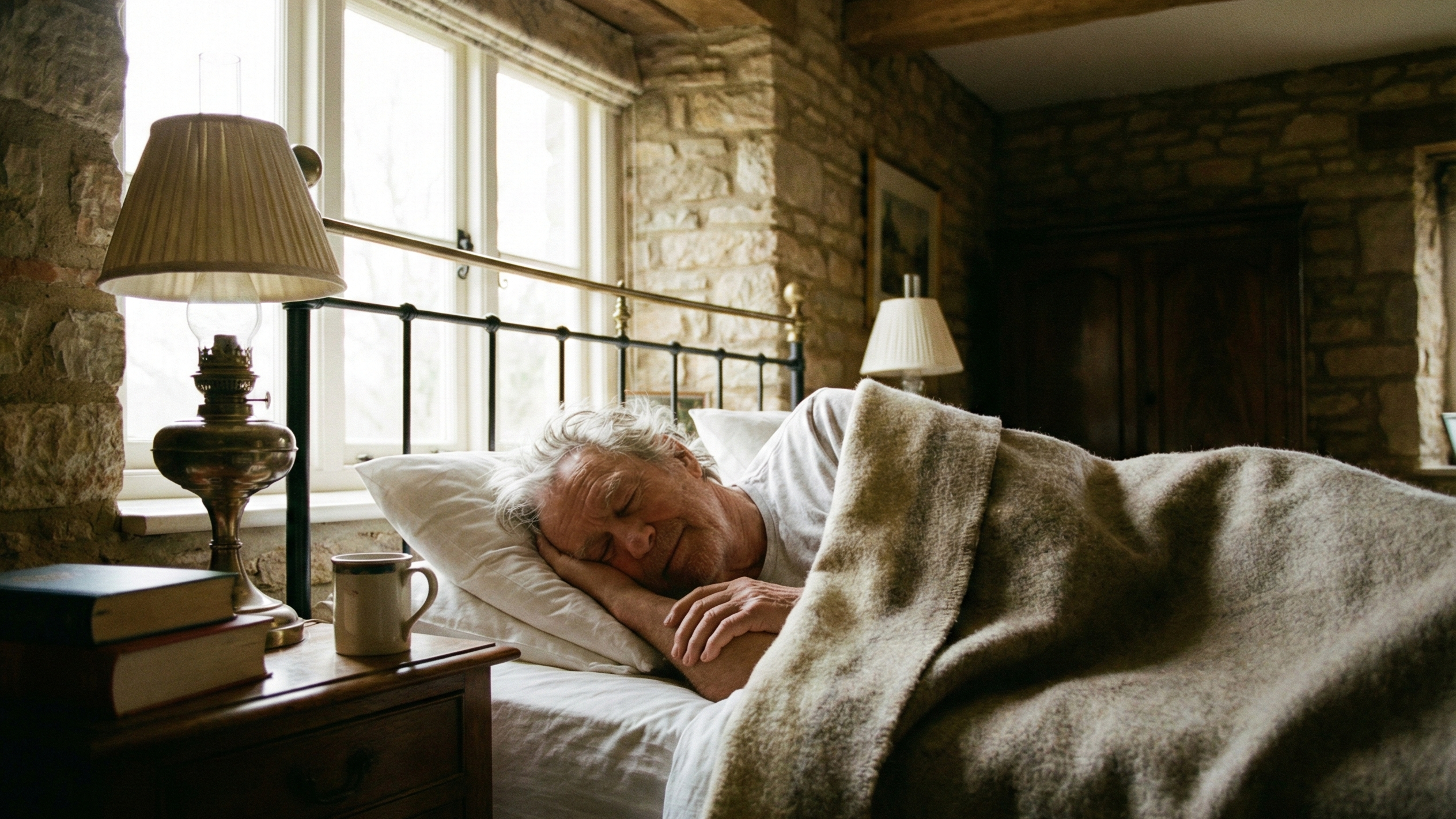 Hombre durmiendo