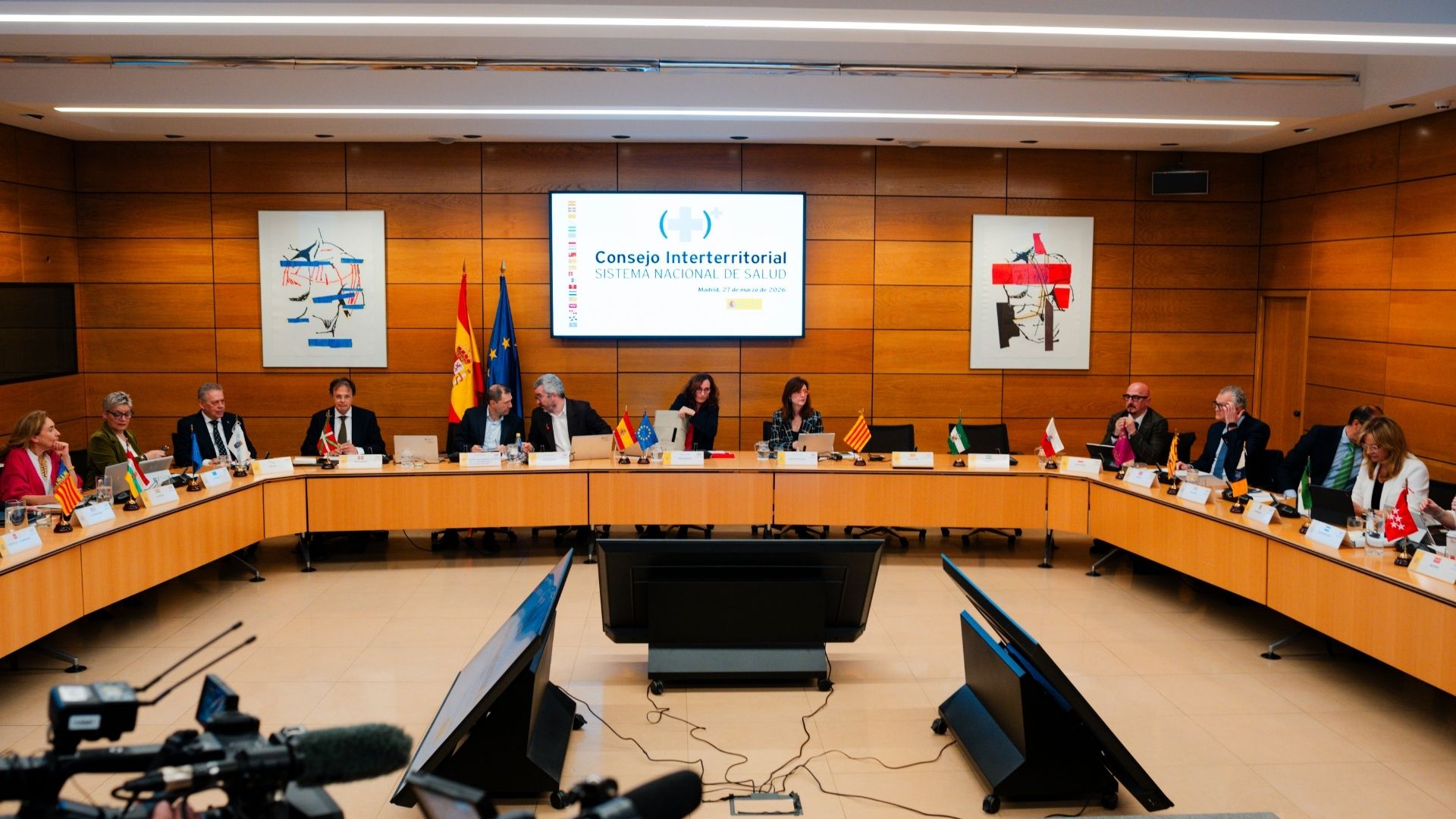Pleno del Consejo Interterritorial del Sistema Nacional de Salud  en el Ministerio de Sanidad, a 27 de marzo de 2026