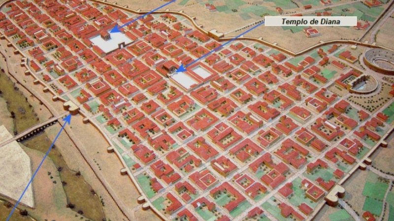 Plano de Emerita Augusta