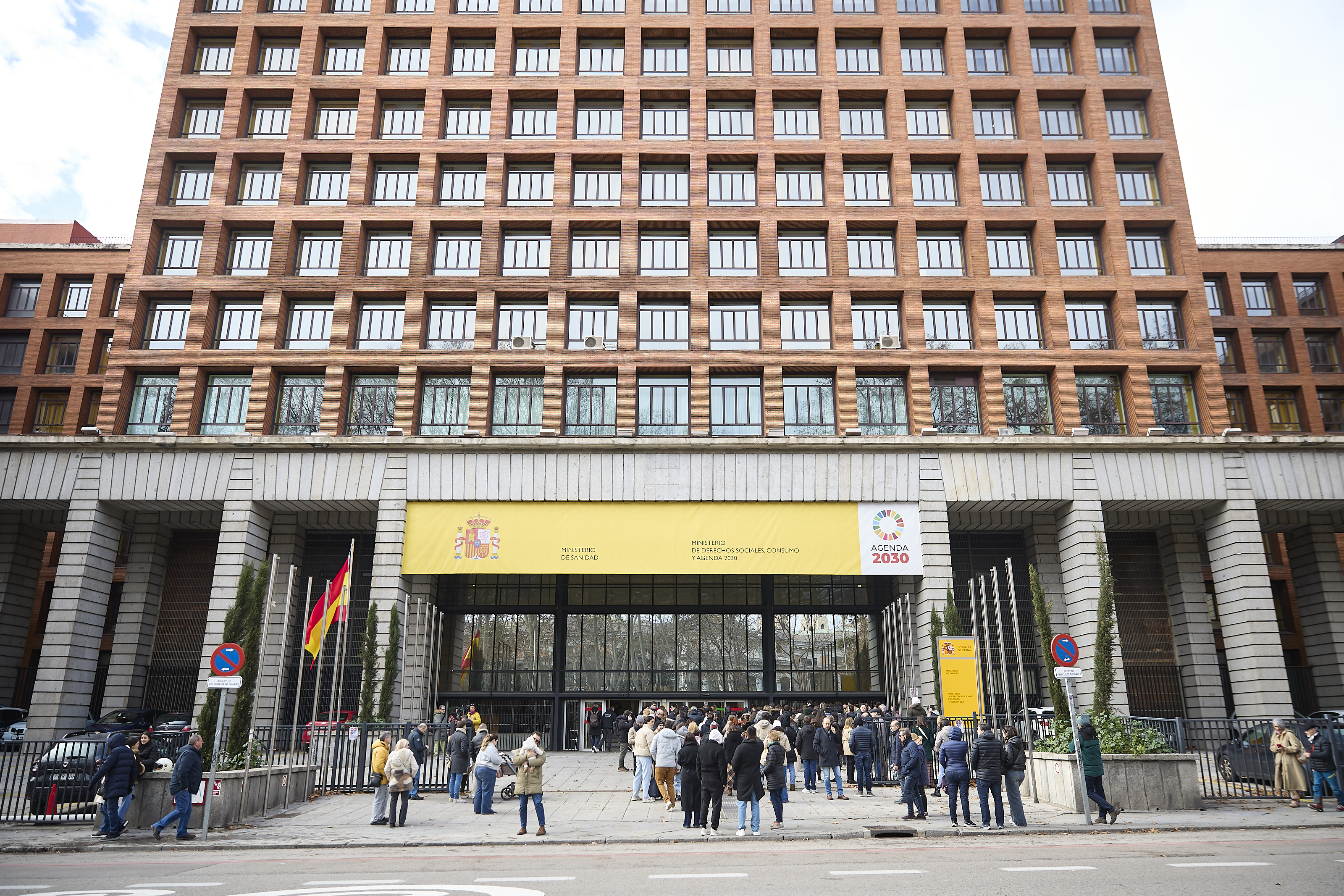 El exterior del Ministerio
