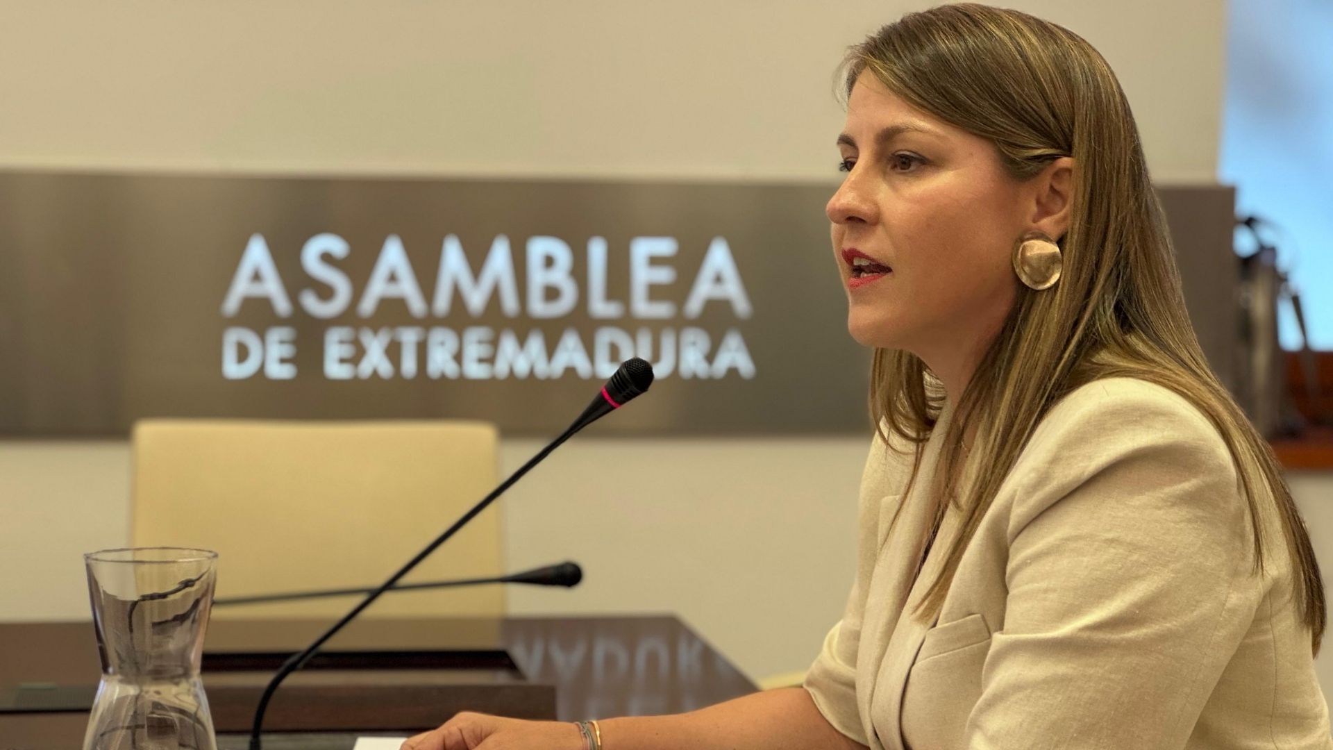 Sandra Valencia, consejera de Educación de la Junta de Extremadura