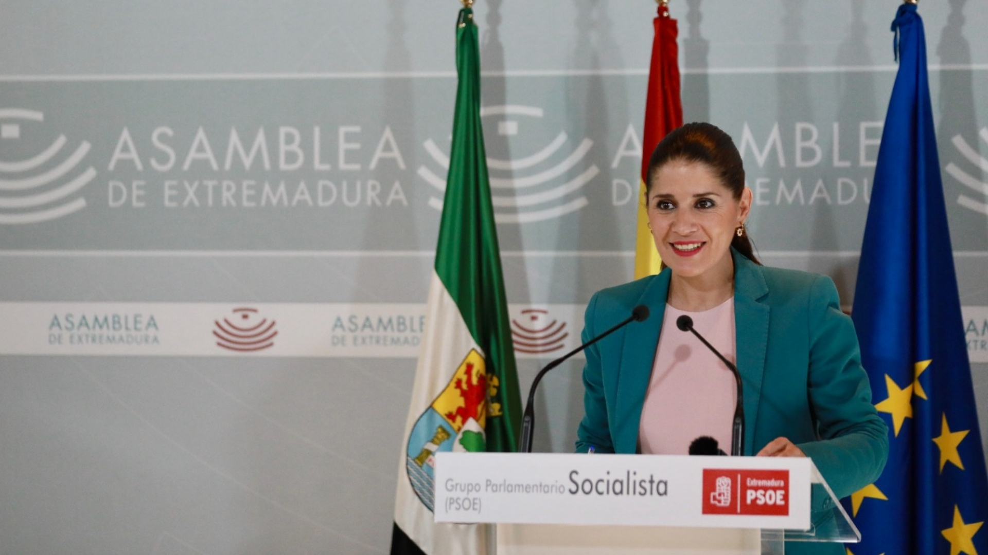 Isabel Gil Rosiña, portavoz del PSOE en la Asamblea de Extremadura