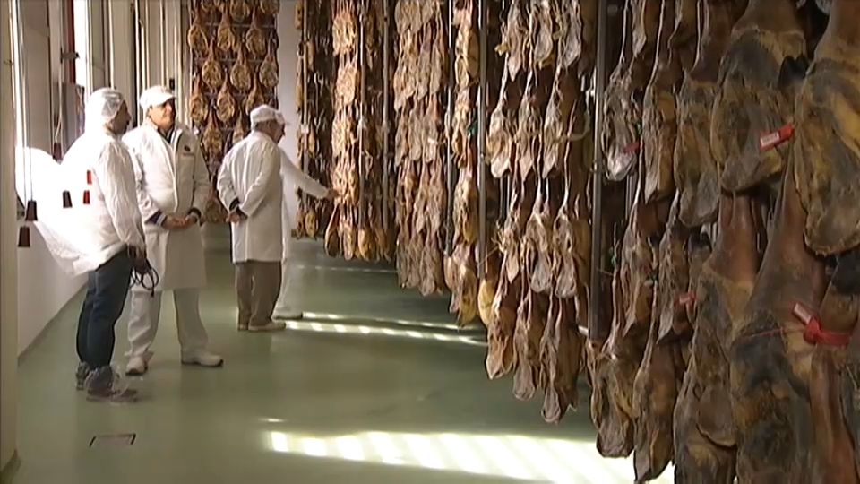 Secadero de jamón en una imagen de archivo
