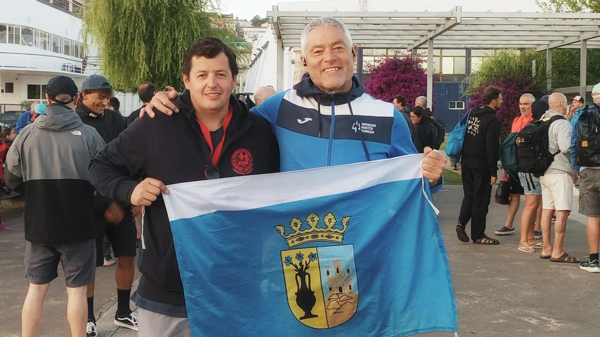 Hernán y Cayetano al final de la prueba