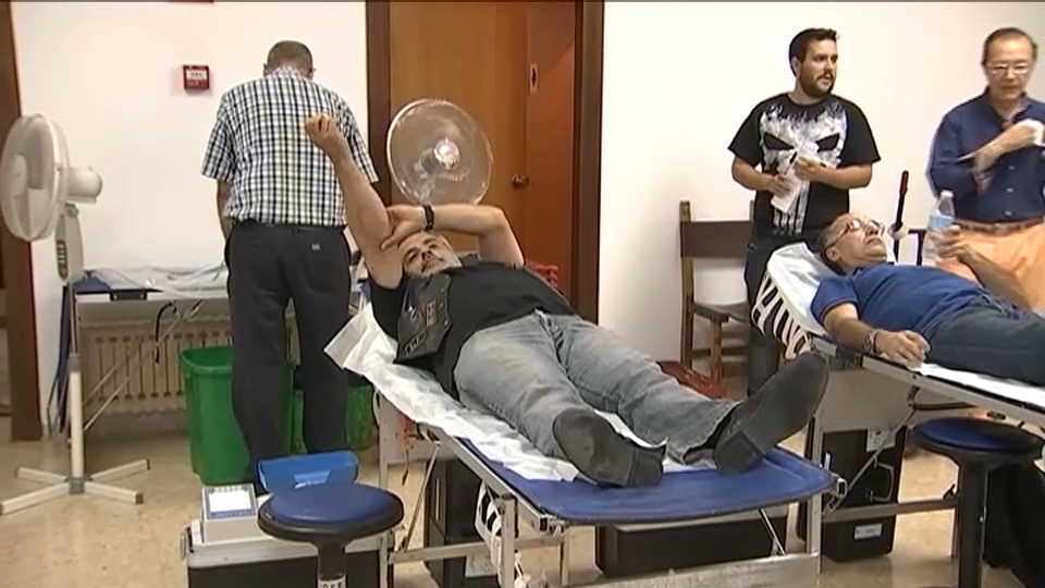 Donaciones de sangre.
