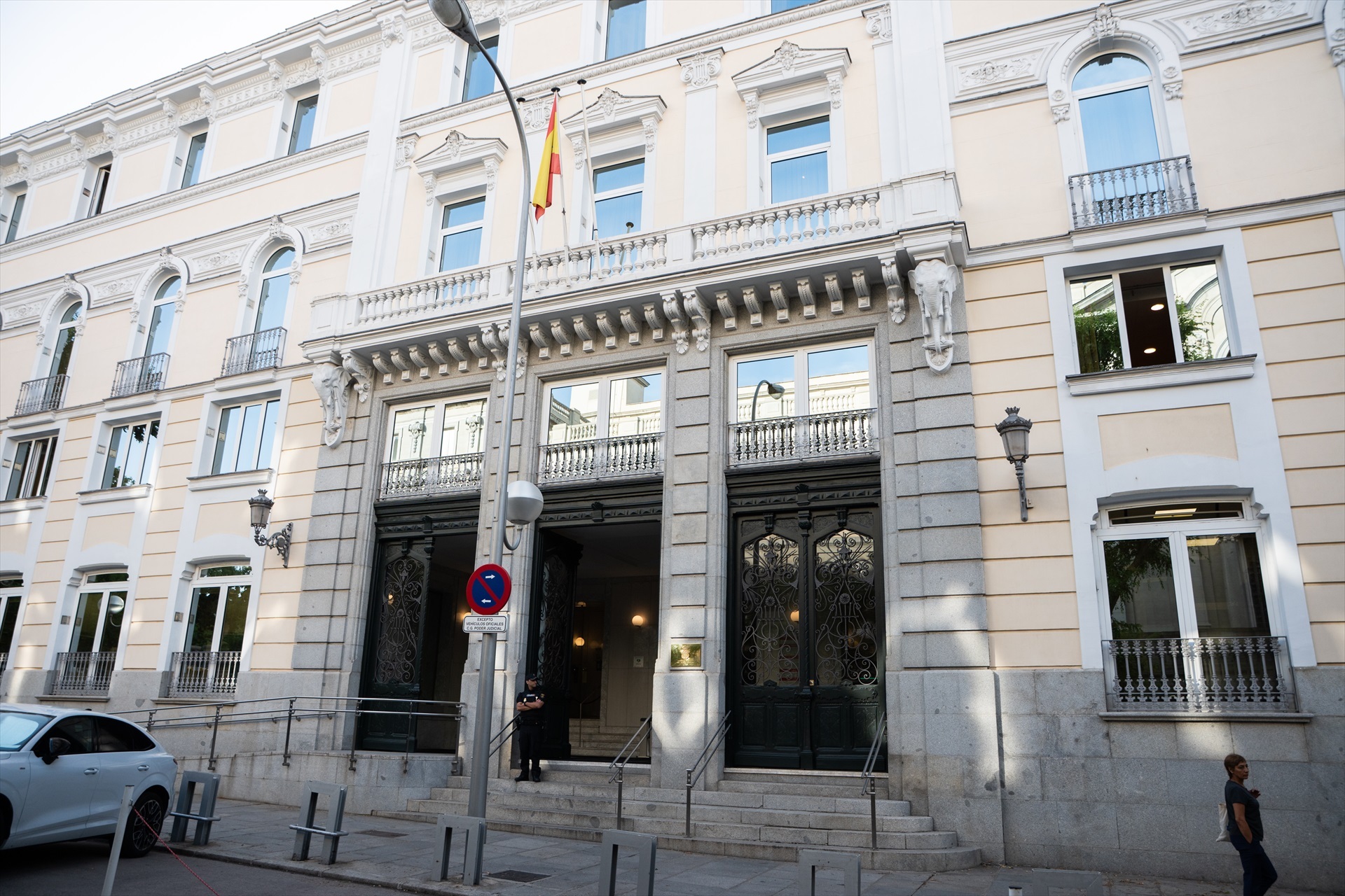 Fachada de la sede del Consejo General del Poder Judicial (CGPJ), a 22 de junio de 2026, en Madrid (España)