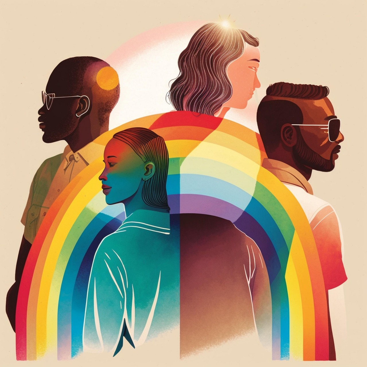 Ilustración sobre la diversidad 