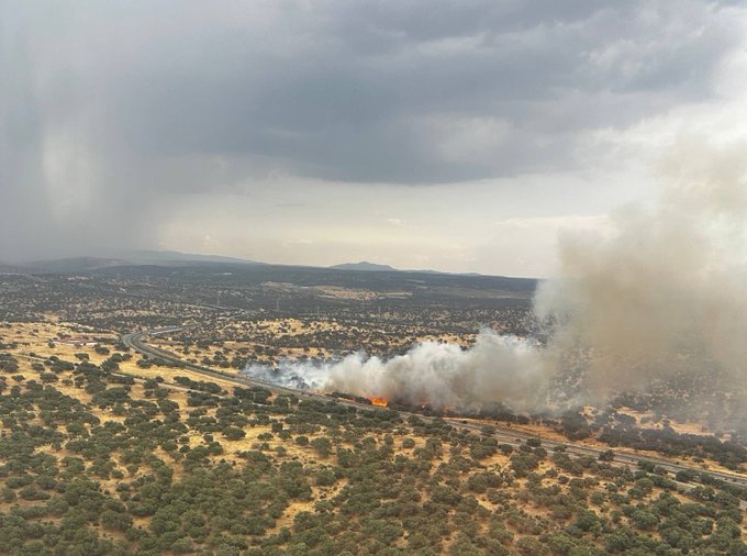 INCENDIO EN A-58