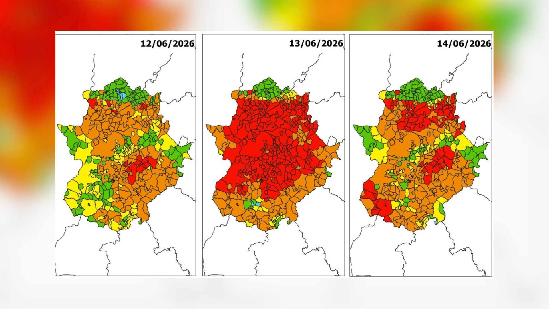 Mapa. Riesgos Forestales