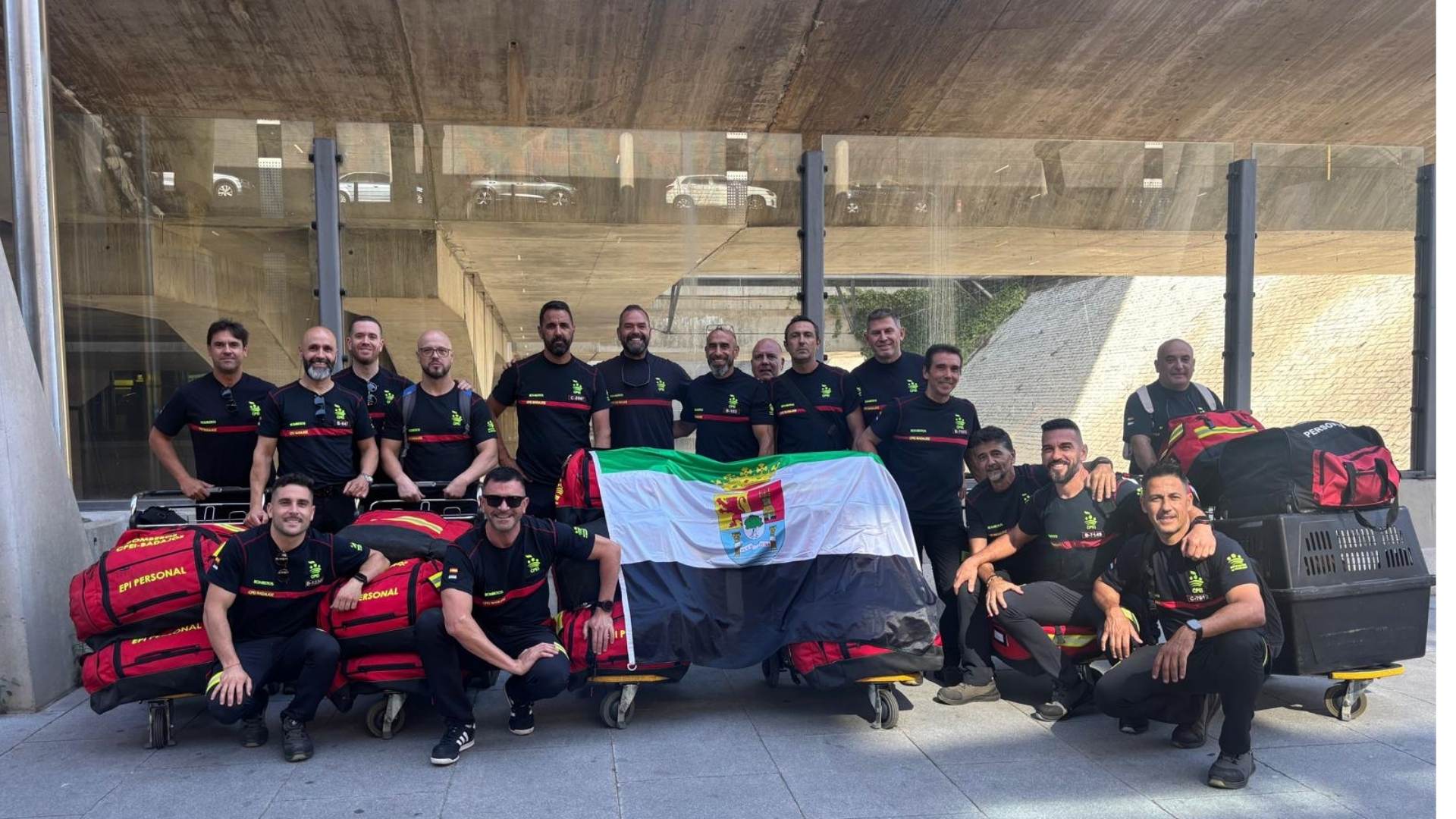 El equipo especializado del Consorcio Provincial de Extinción de Incendios (CPEI) de la Diputación de Badajoz parte este sábado hacia Venezuela 