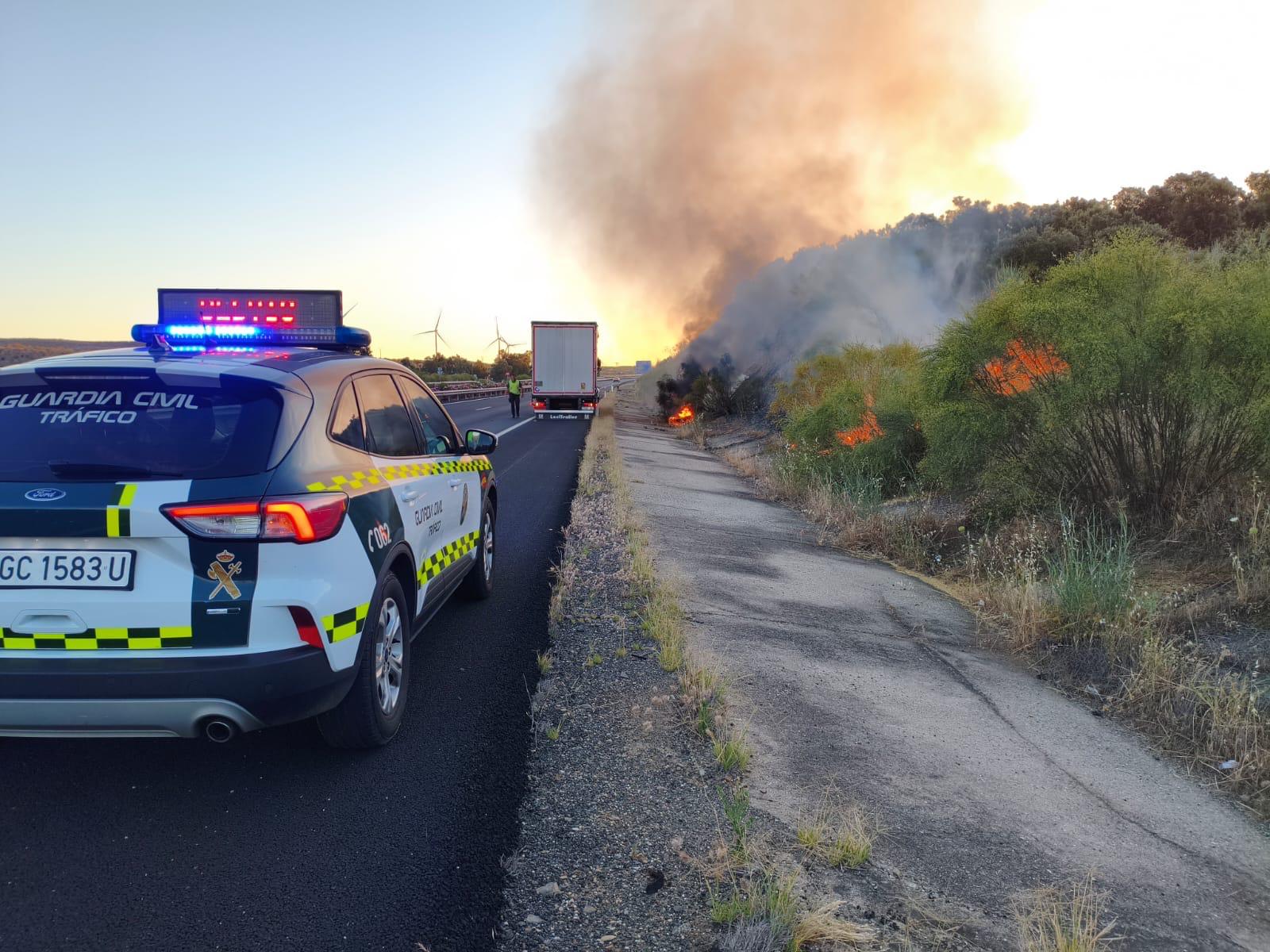Incendio en Cañaveral