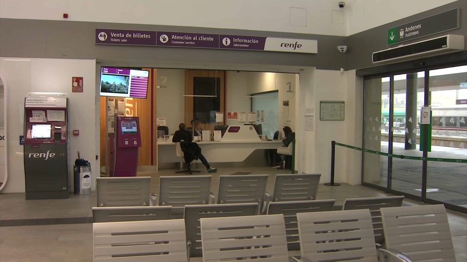 Estación de Renfe en Mérida.
