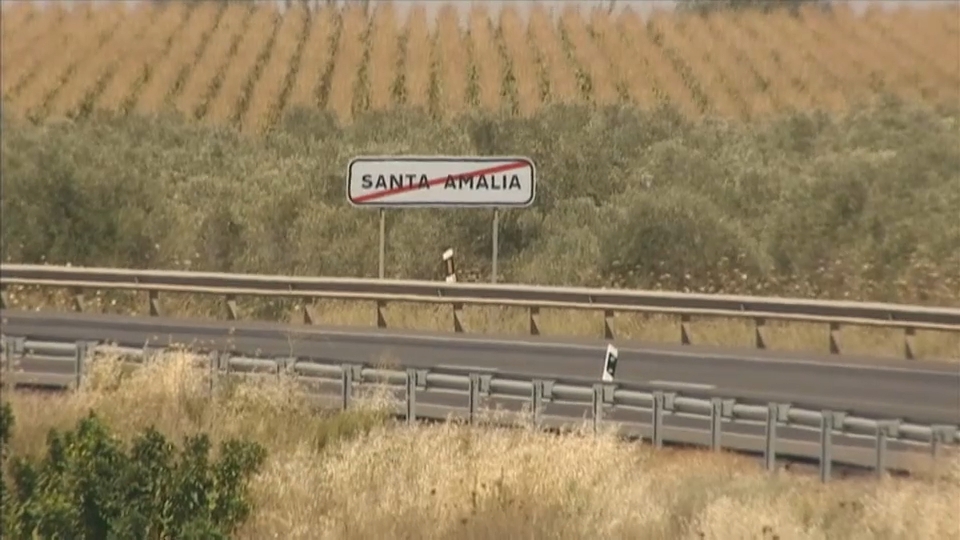 N-430 a su paso por Santa Amalia en una imagen de archivo