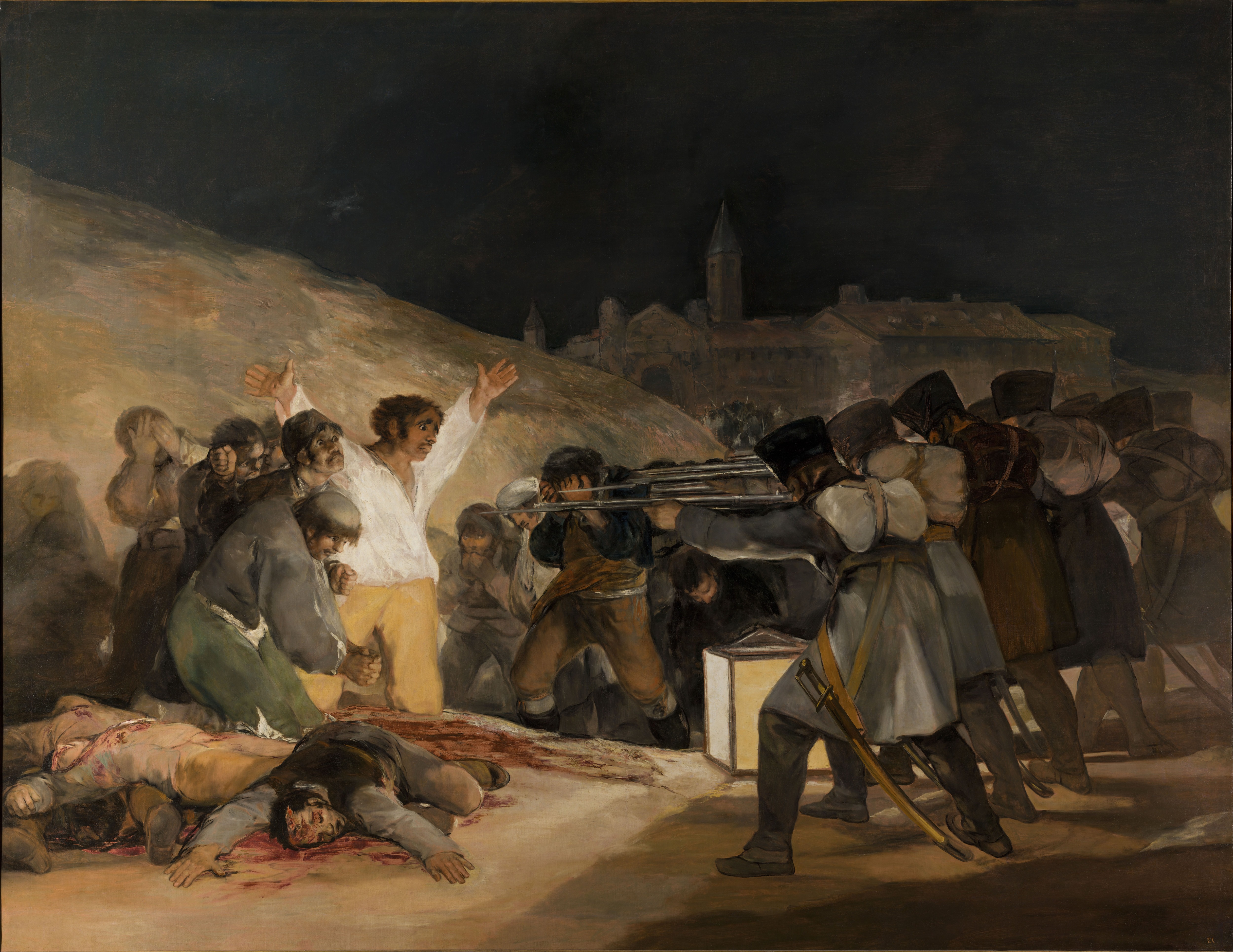 Cuadro "El 3 de mayo en Madrid" de Francisco de Goya