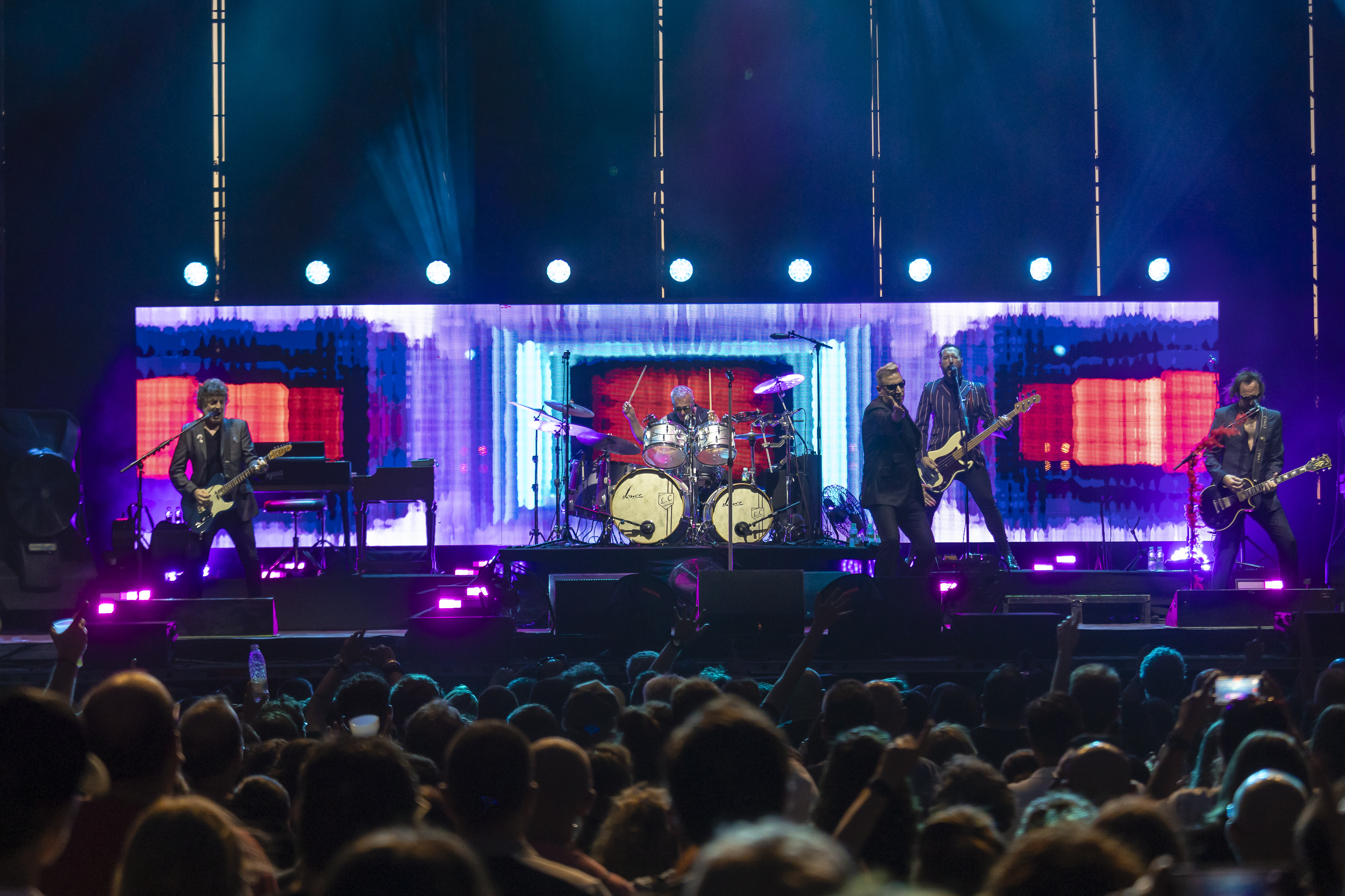 Actuación de Loquillo en el Alcazaba Festival