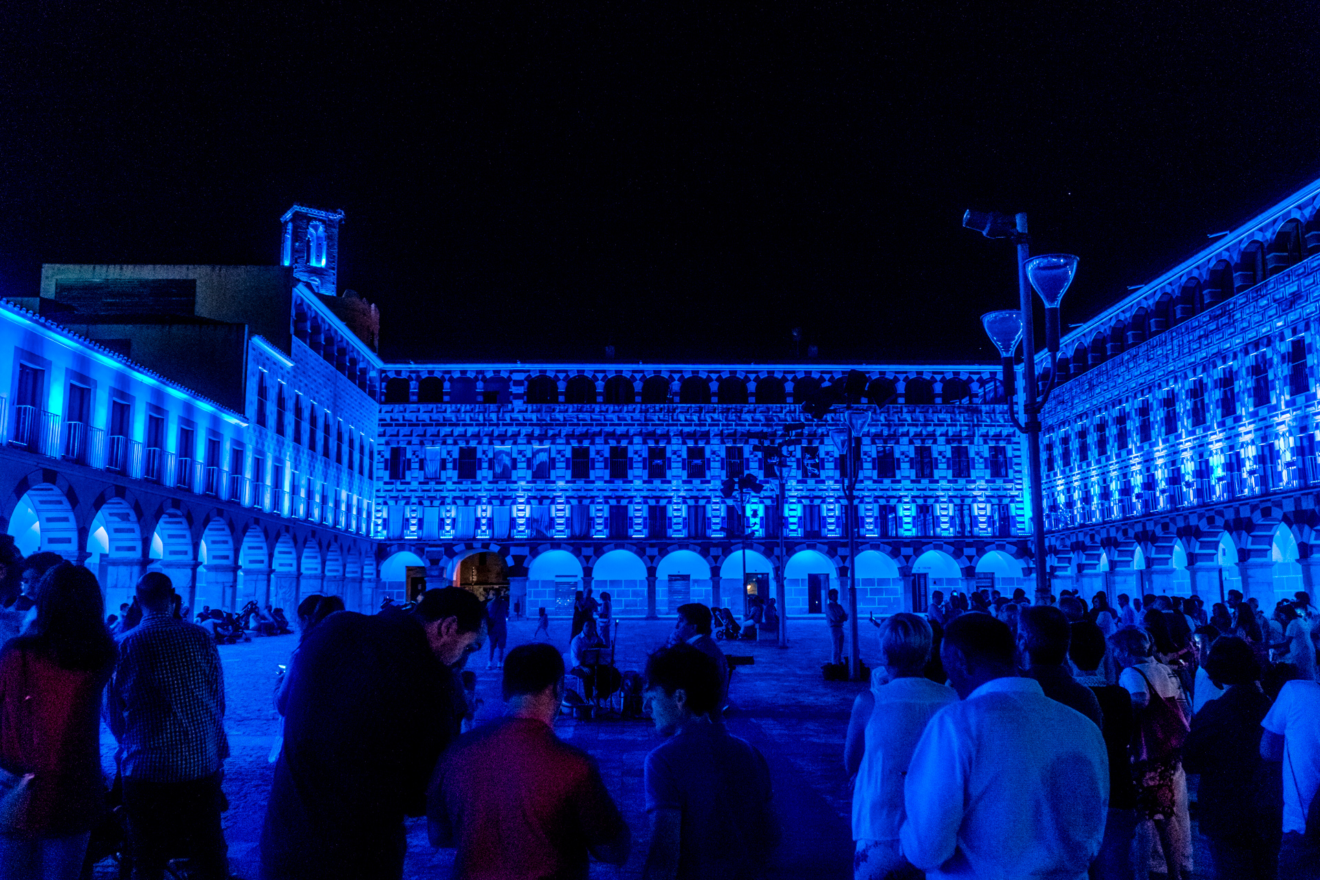 Badajoz, Ciudad Encendida en una imagen de archivo