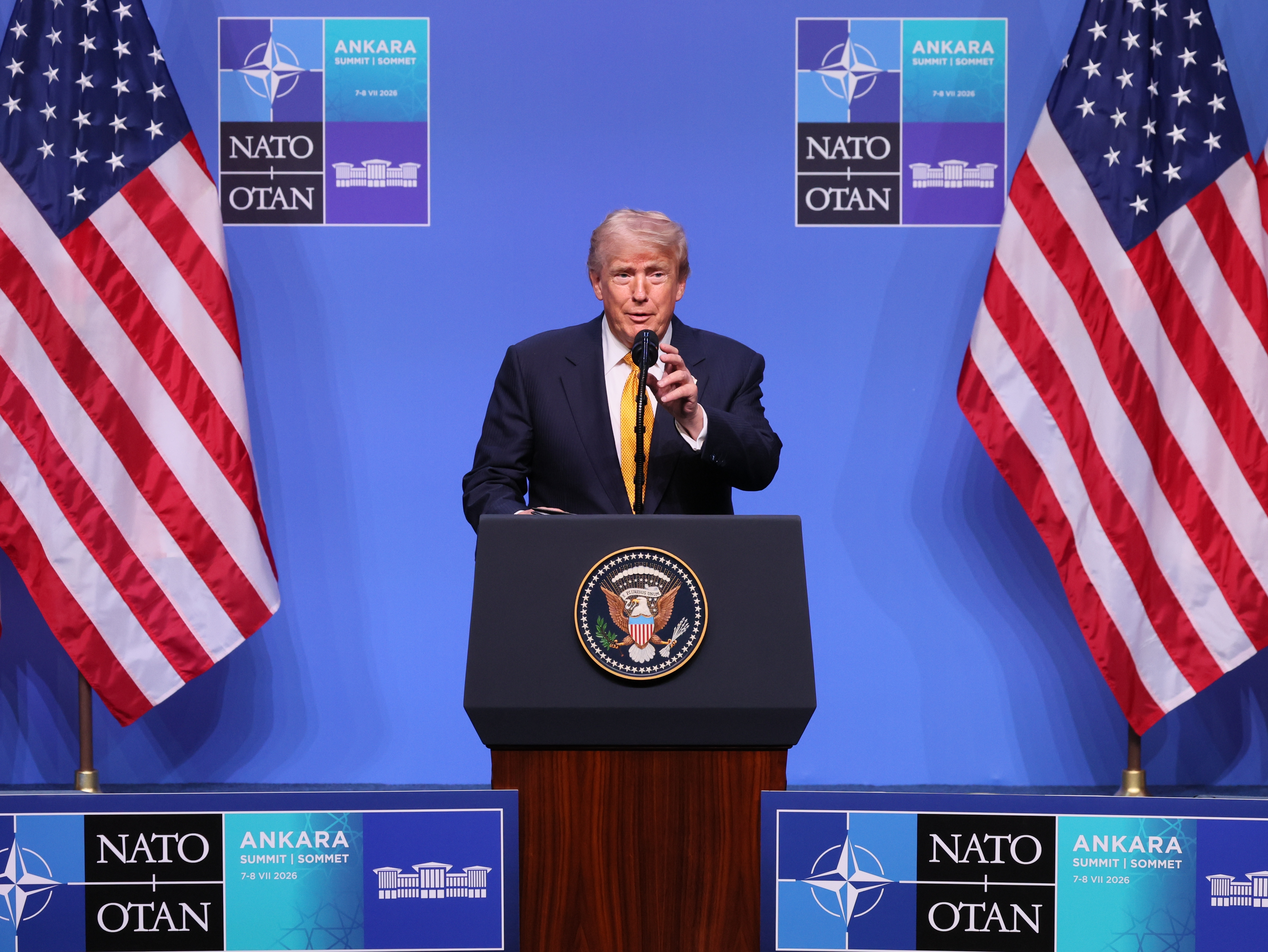 El presidente de Estados Unidos, Donald Trump