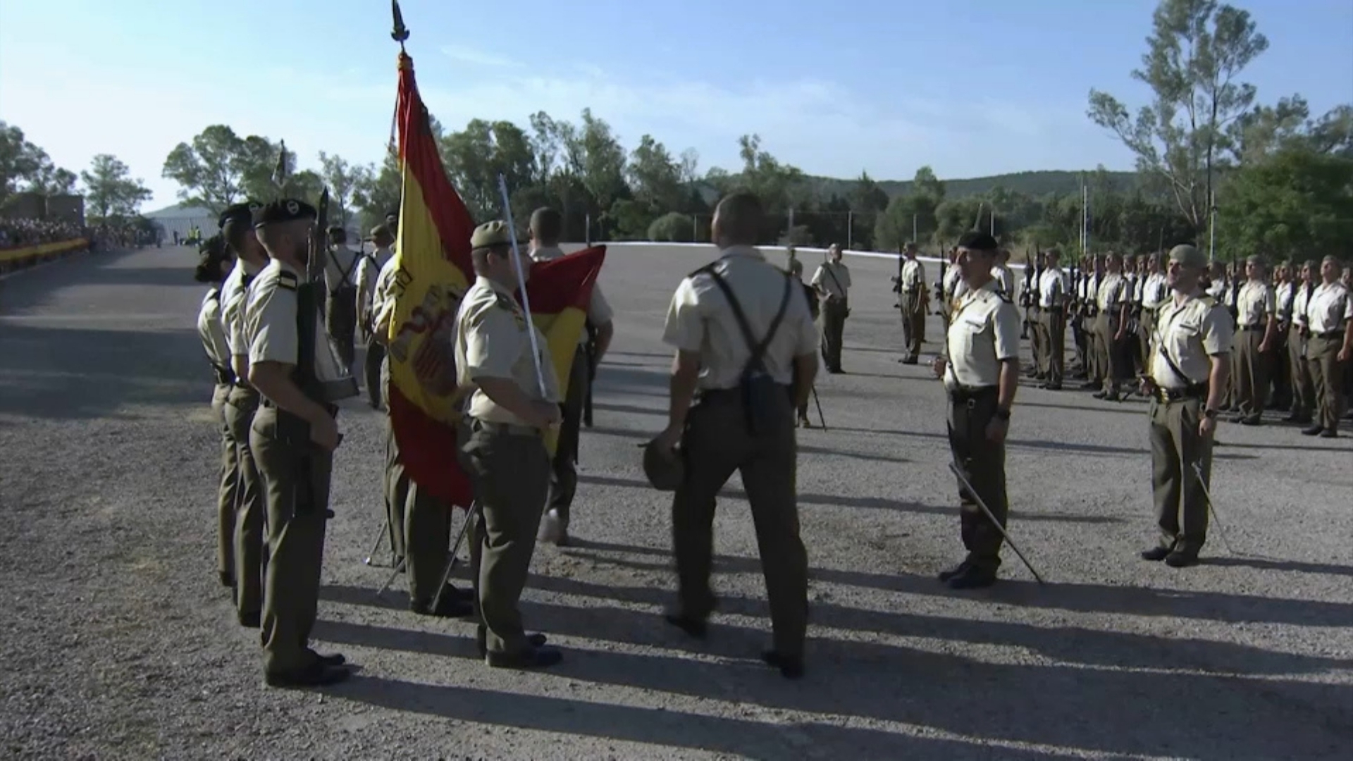 Jura de bandera. Alumnos Cefot. Cáceres