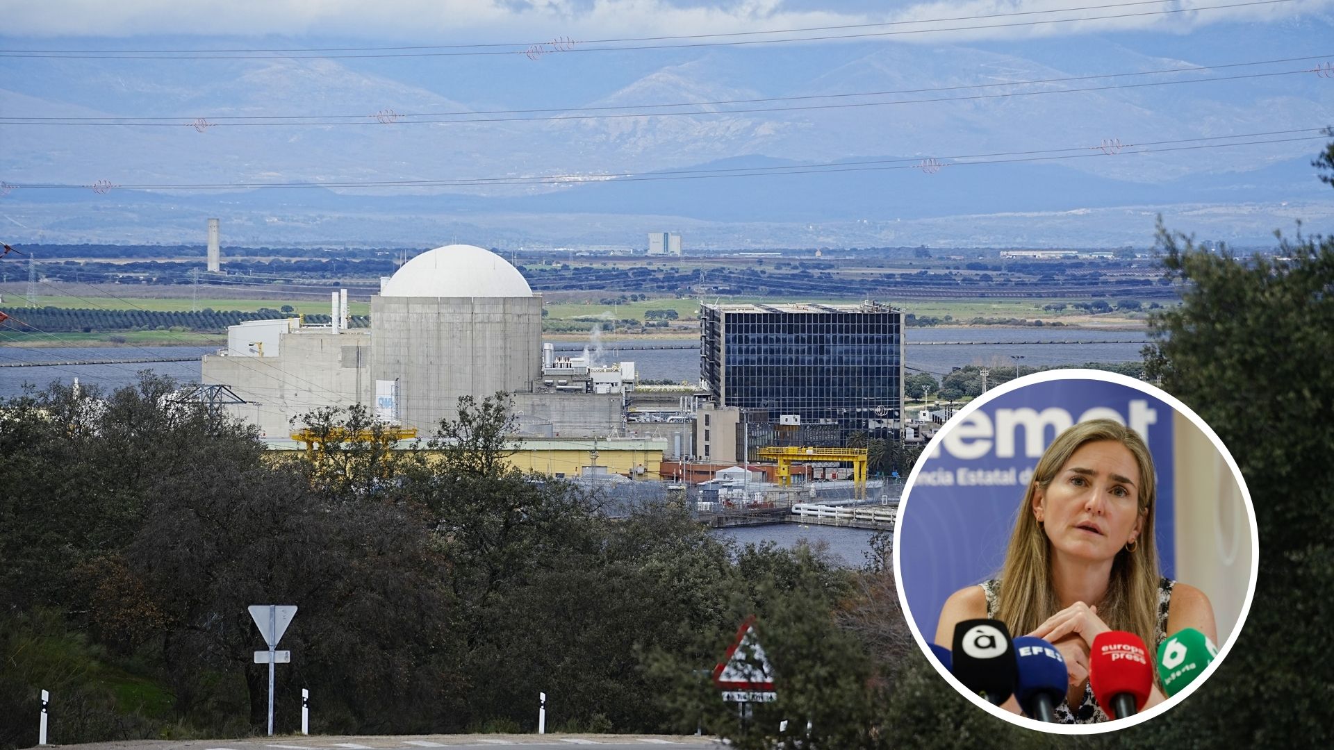 Central Nuclear de Almaraz y la vicepresidenta tercera y ministra para la Transición Ecológica y el Reto Demográfico, Sara Aagesen