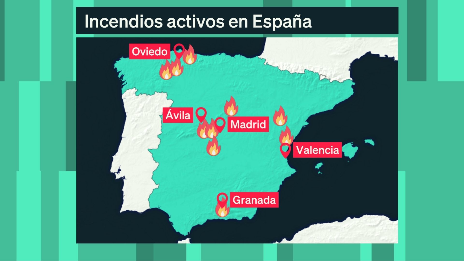 Incendios en España