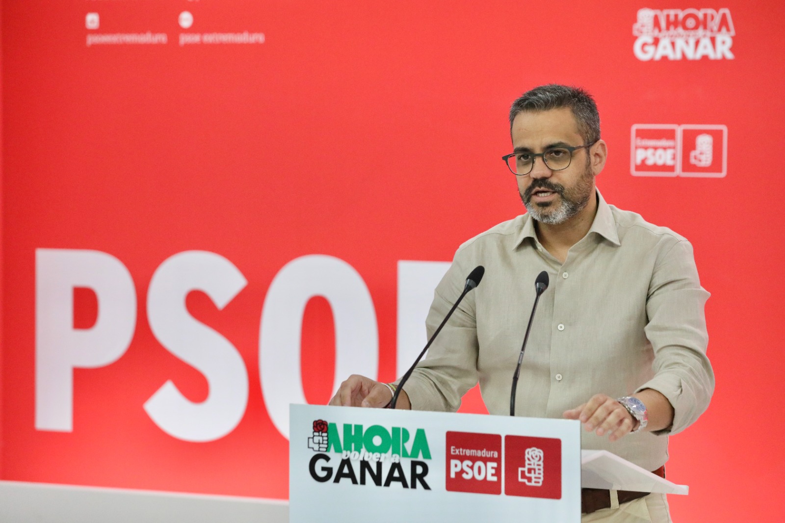 Manuel González Andrade. Portavoz Psoe