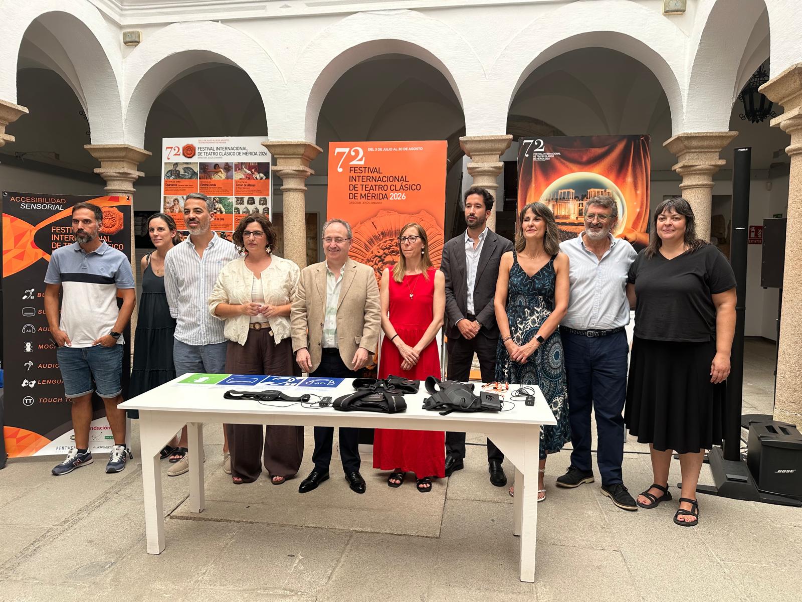 Presentación de las medidas de accesibilidad del Festival de Teatro Clásico de Mérida