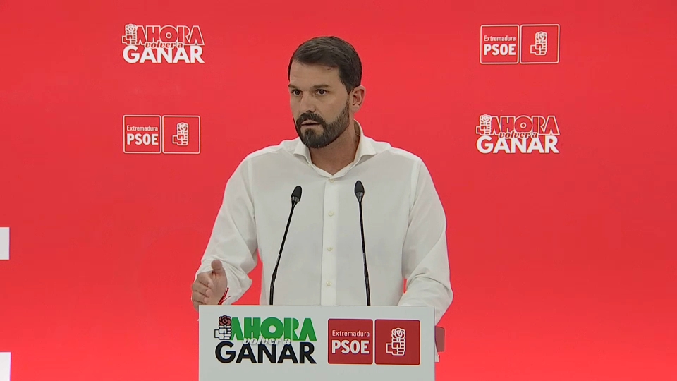 Álvaro Sánchez Cotrina, secretario general del PSOE de Extremadura