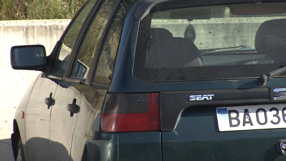 Coche antiguo en Extremadura