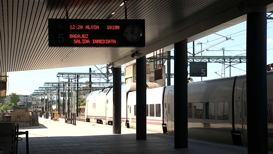 Estación de tren de Extremadura en una imagen de archivo