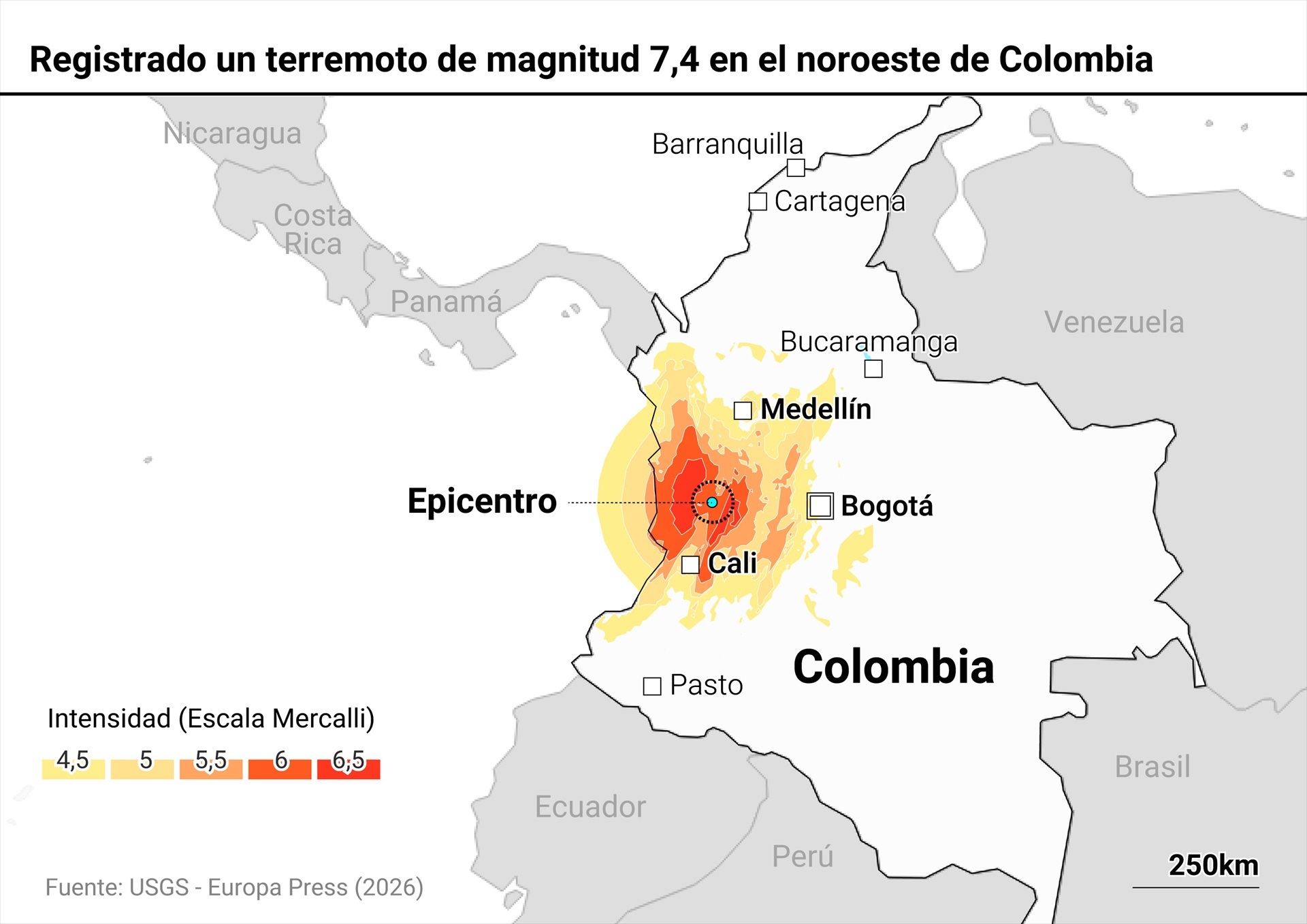 Terremoto Colombia