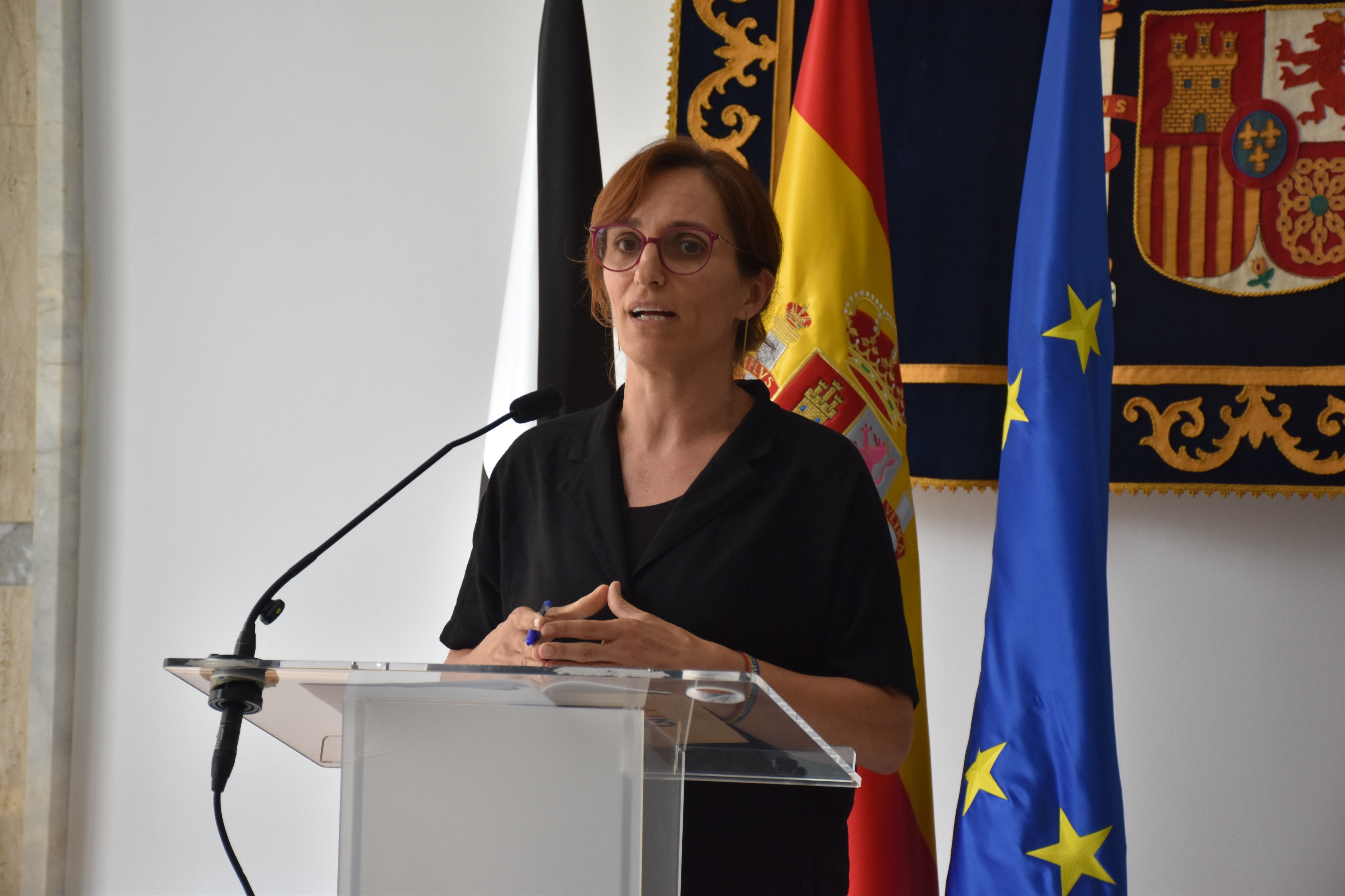 La ministra de Sanidad, Mónica García