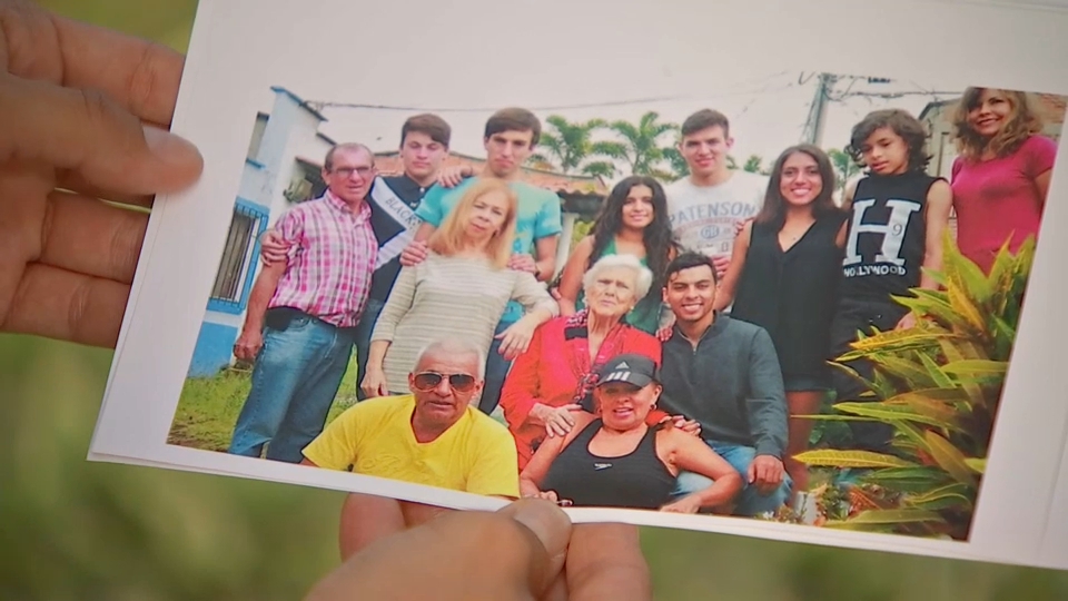 Fotografía de una familia colombiana