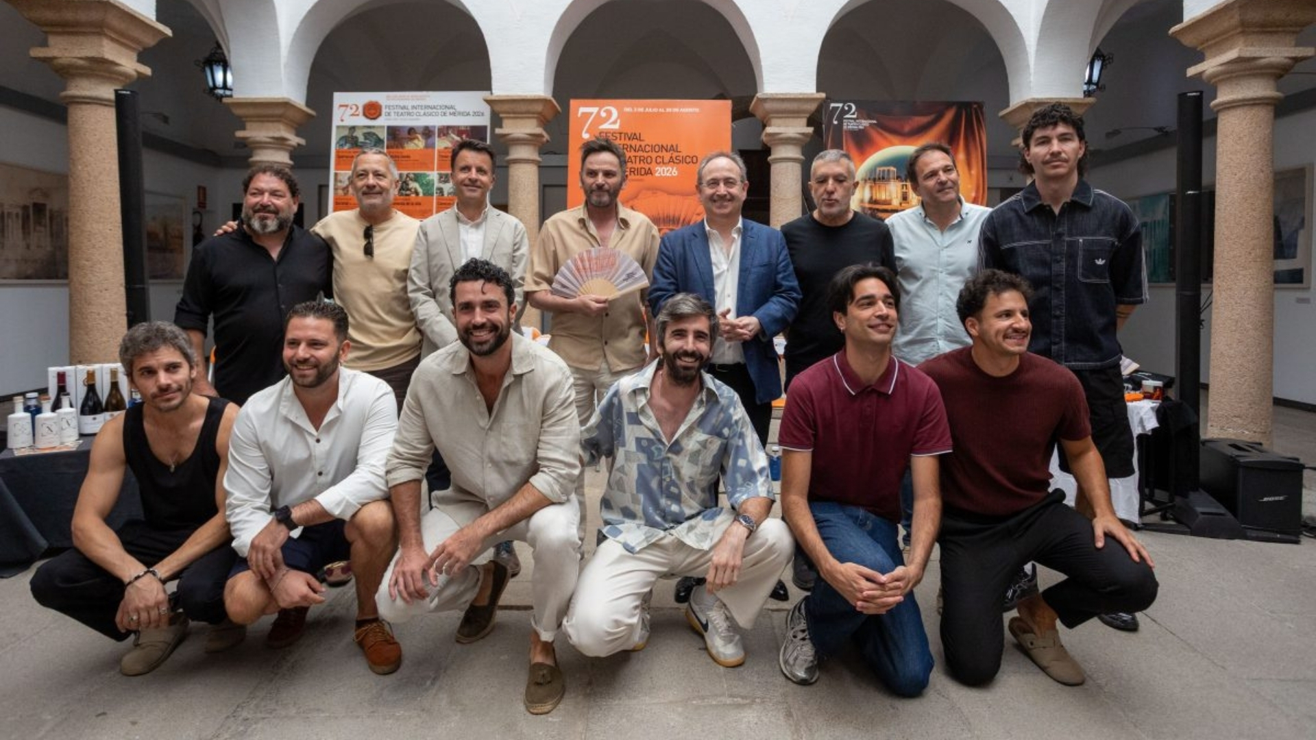 Presentación de Cómicos de Roma, el sexto estreno del Festival de Mérida, protagonizado por Fernando Tejero
