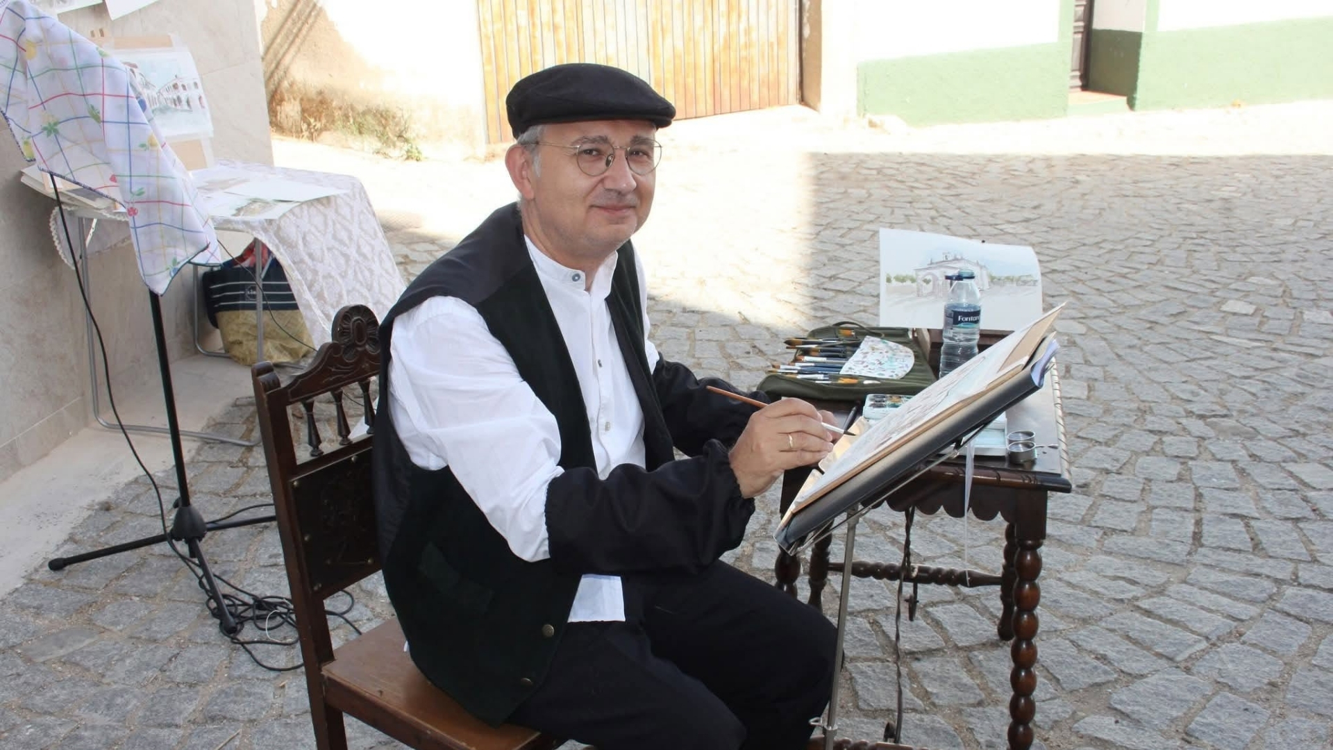 Exposición de acuarelas y dibujos del periodista y artista Juanjo Ventura