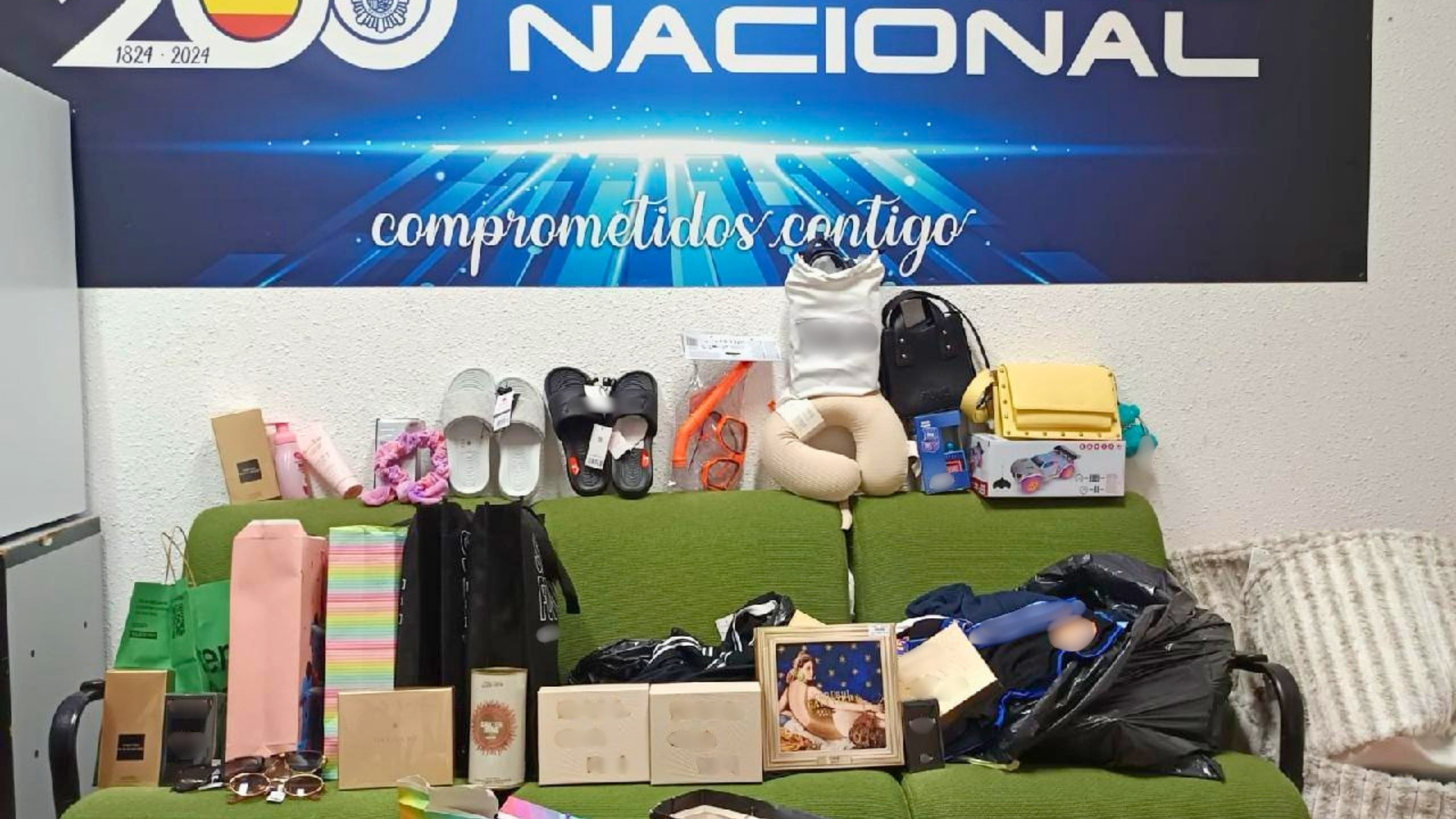 Objetos robados recuperados en diferentes comercios de Badajoz