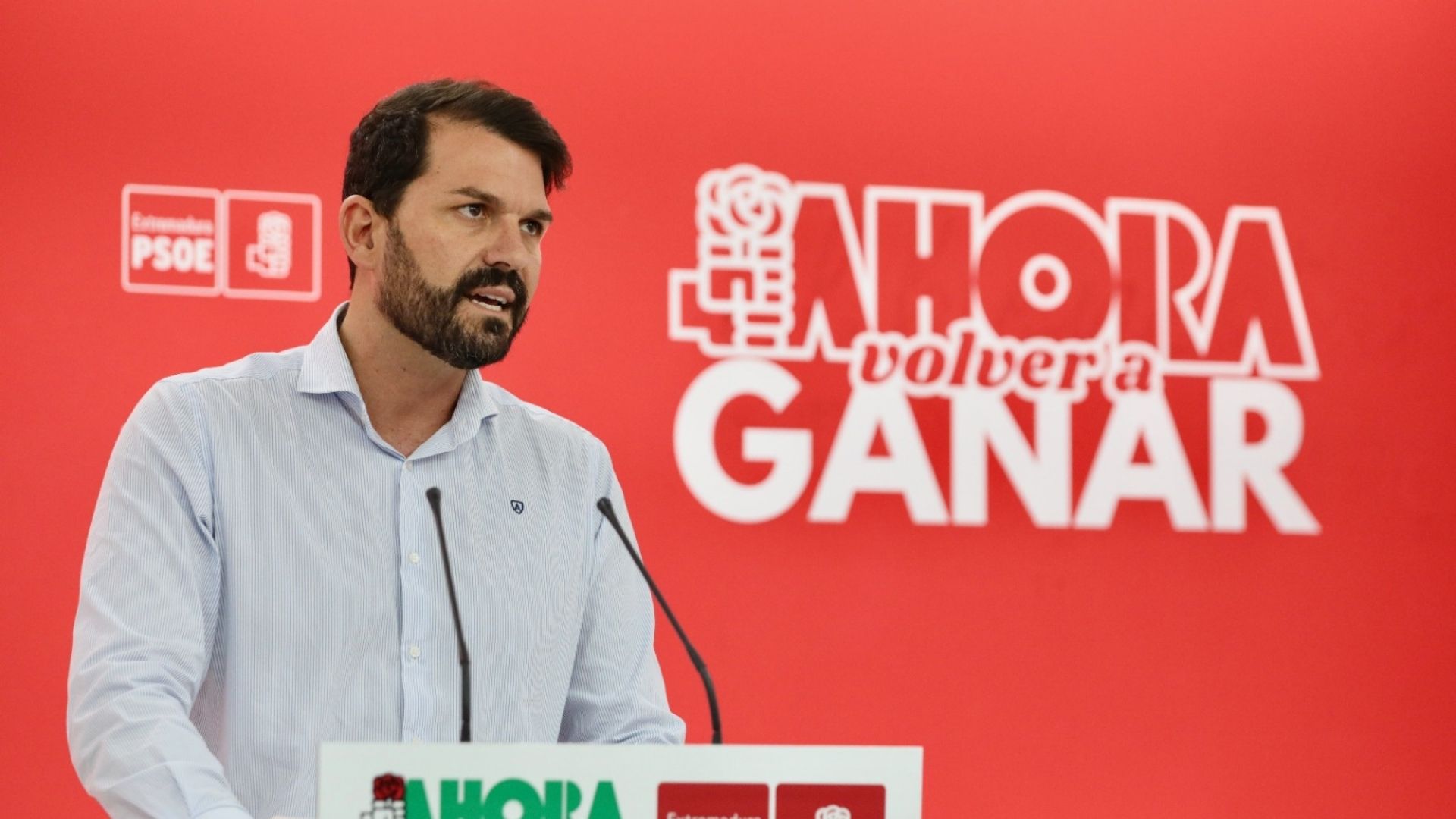 Álvaro Sánchez Cotrina, secretario general del PSOE de Extremadura