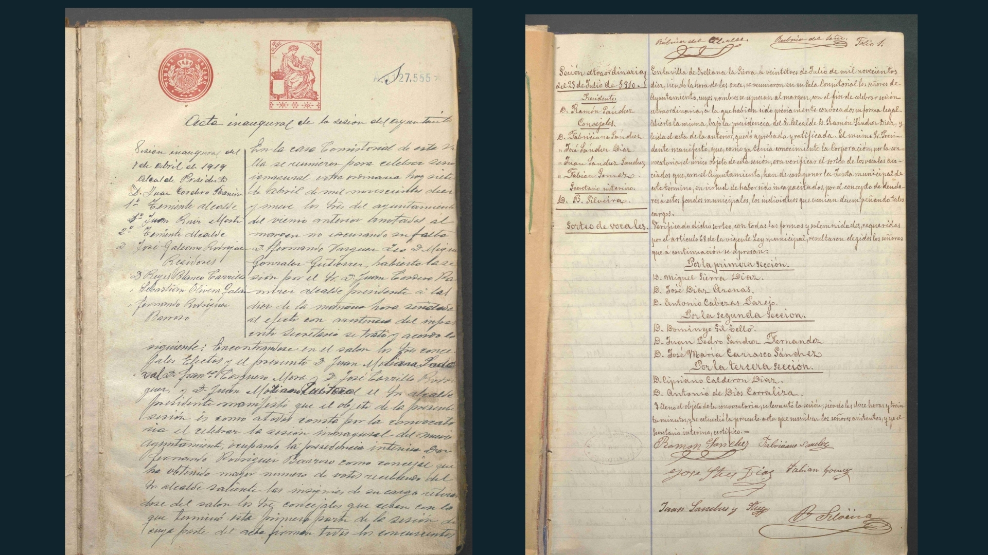 La historia de Orellana de la Sierra y la Puebla de Obando se incorporan al archivo de la Diputación
