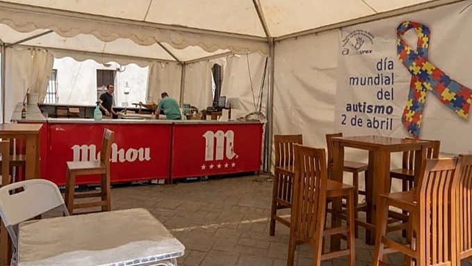 Cantina en la caseta de APNASUREX
