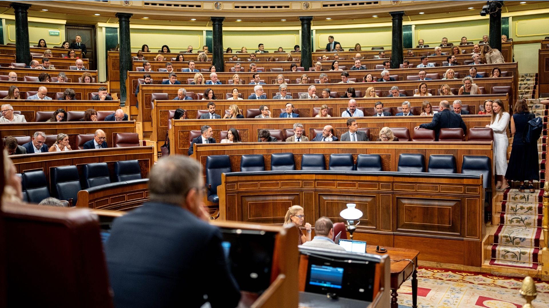 Vista general durante una sesión plenaria en el Congreso de los Diputados