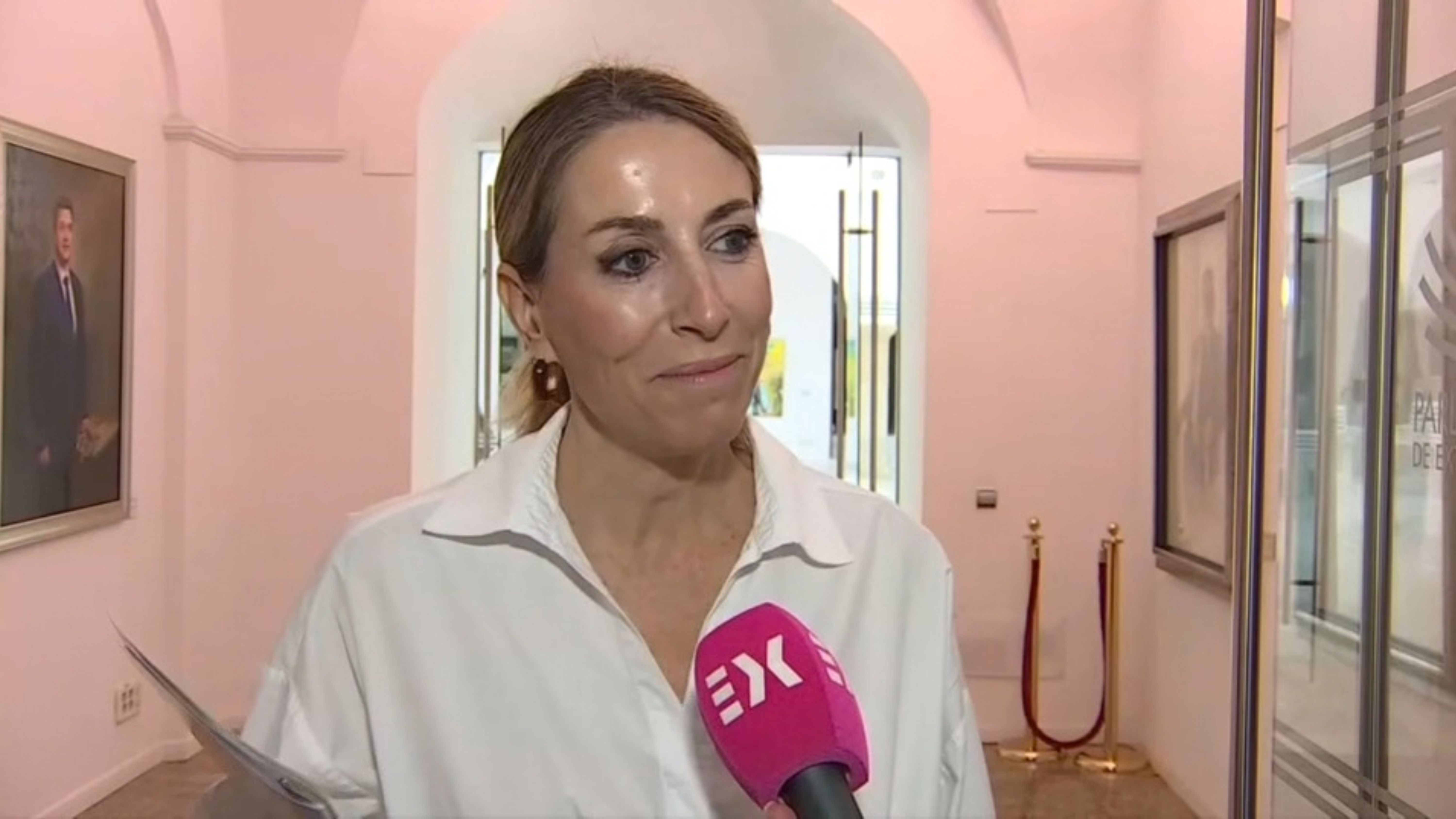 La presidenta de la Junta, María Guardiola. 