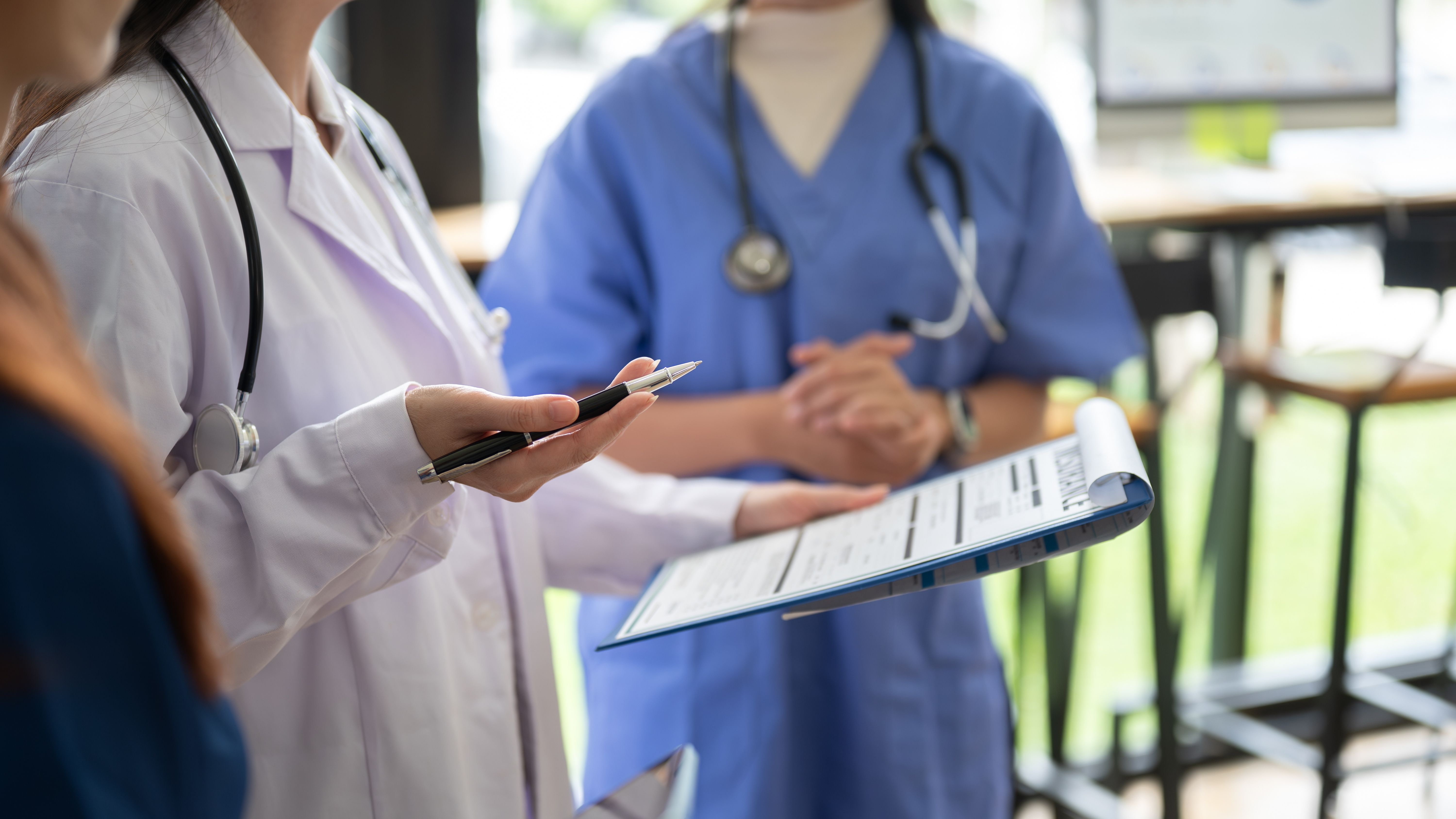 Profesionales sanitarios.