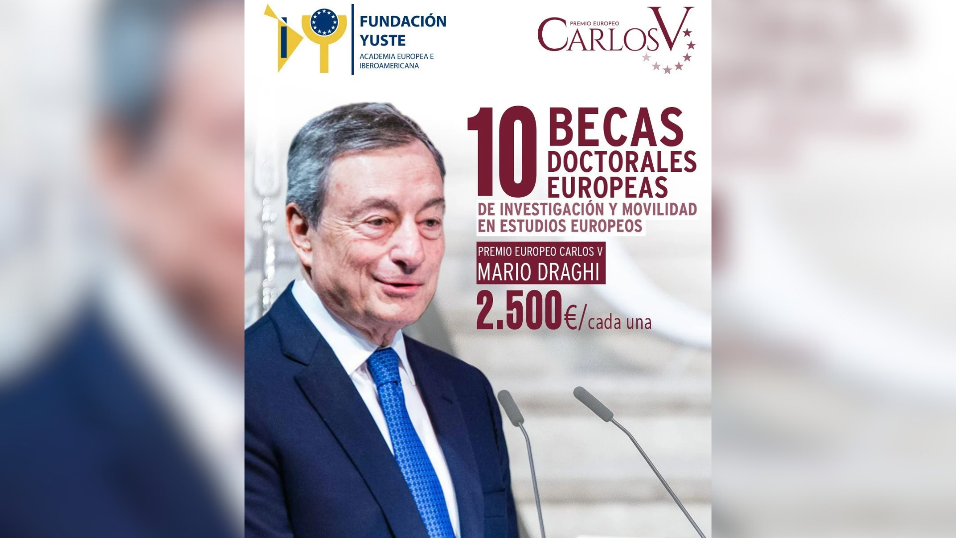 La Fundación Yuste convoca 10 becas Premio Europeo Carlos V 