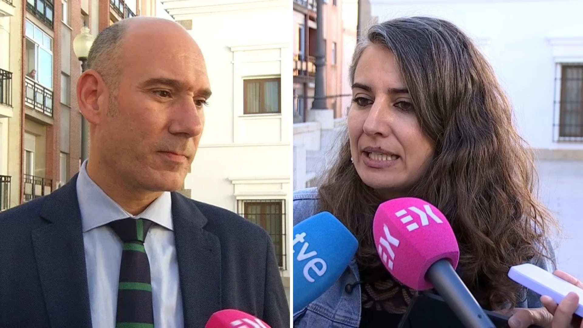 Irene de Miguel, Unidas por Extremadura y José Ángel Sánchez Juliá, Partido Popular