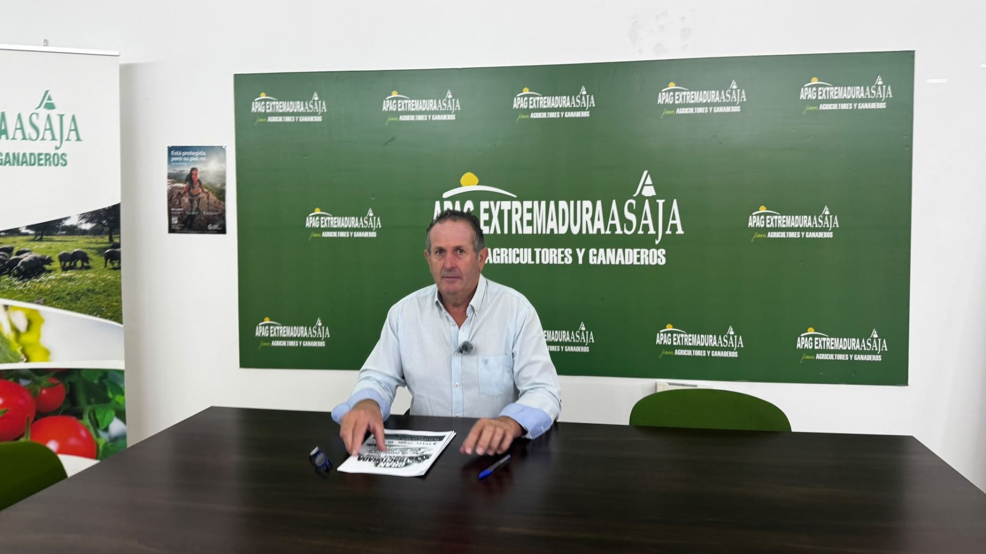 Juan Metidieri, presidente de Apag Extremadura Asaja
